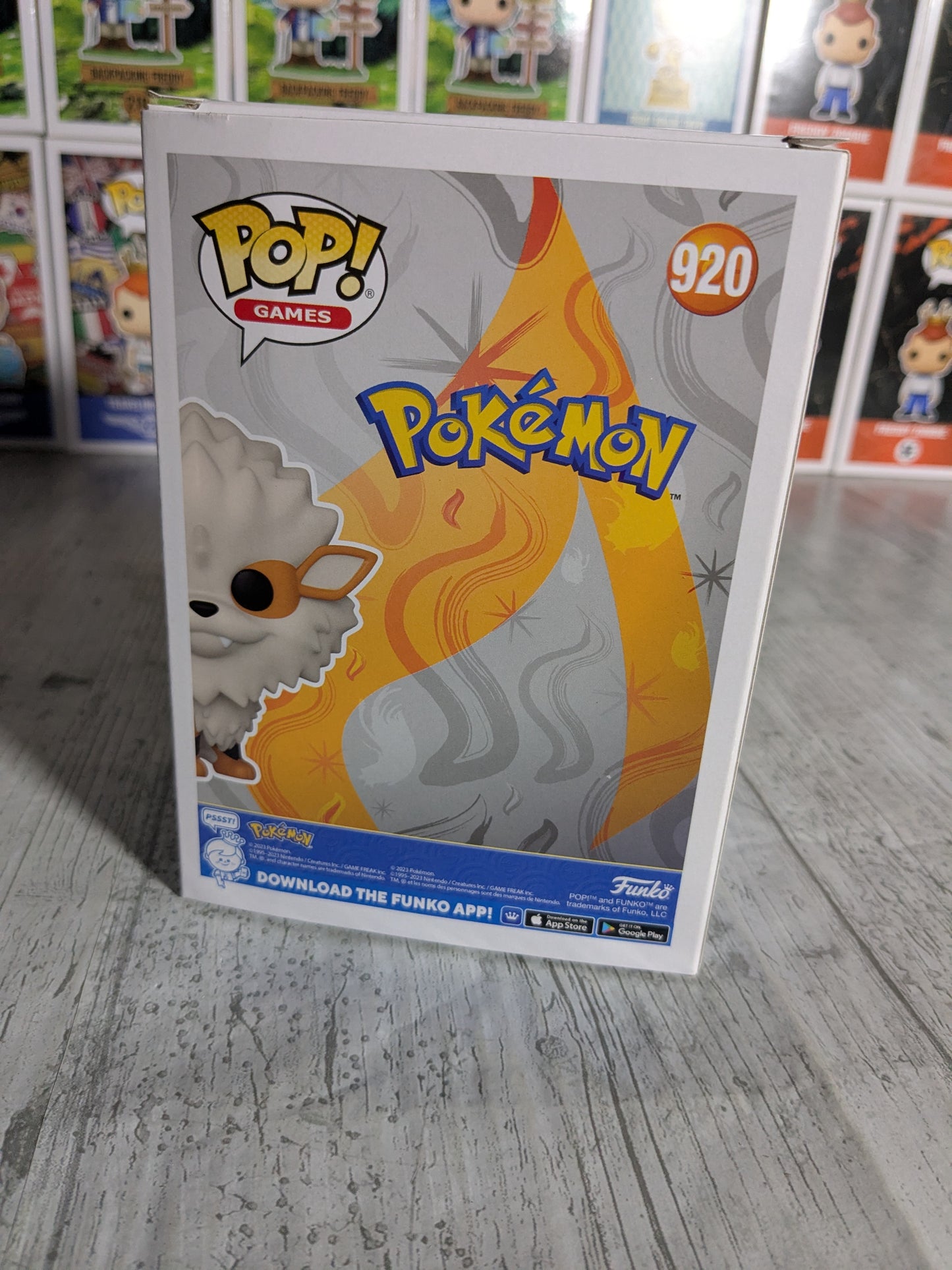 Funko pop 920 : Arcanine / Arcanin / Arkani (Opened)