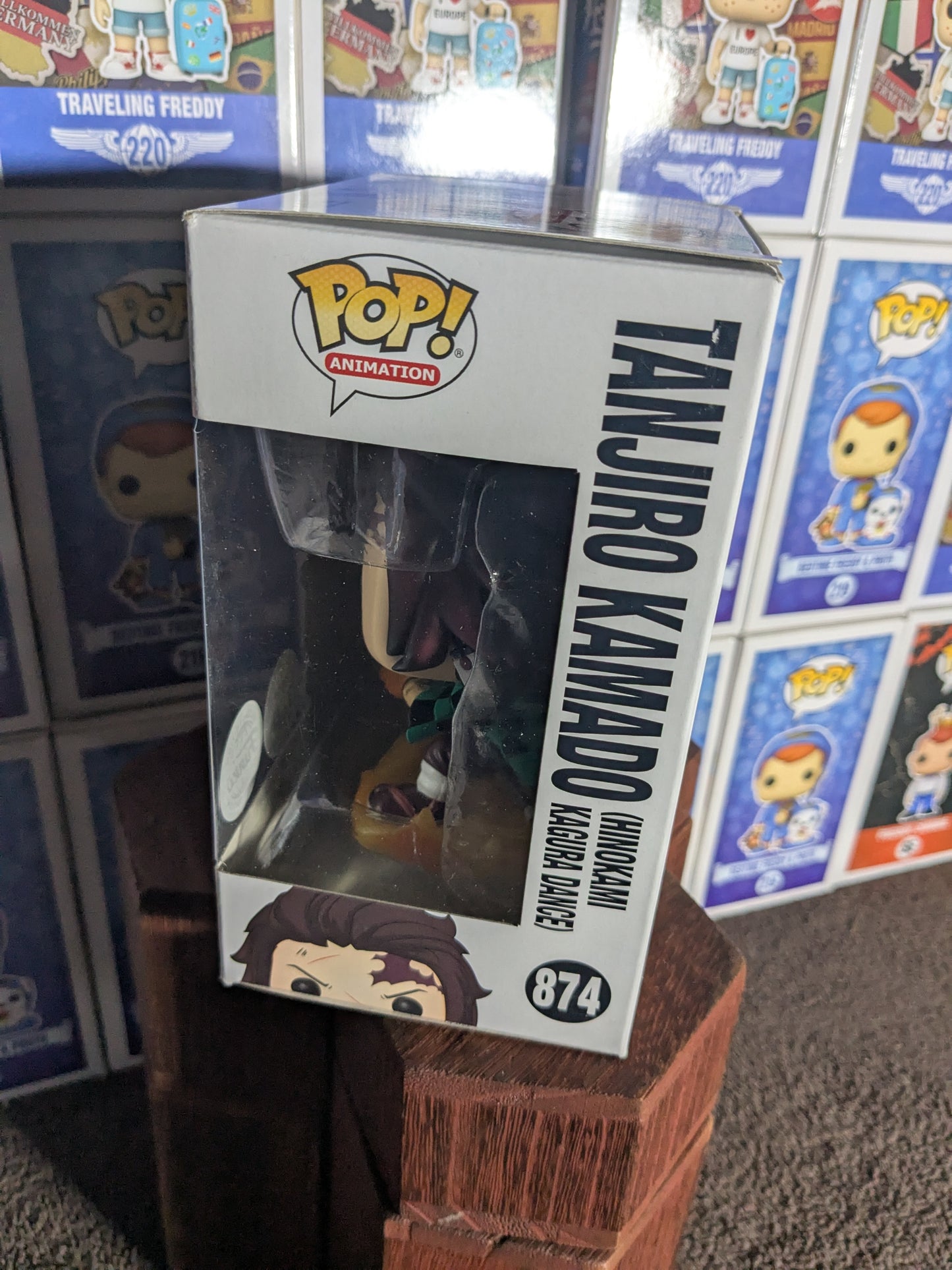 Funko Pop 874: Tanjiro Kamado Hinokami Kagura Dance (Chase)