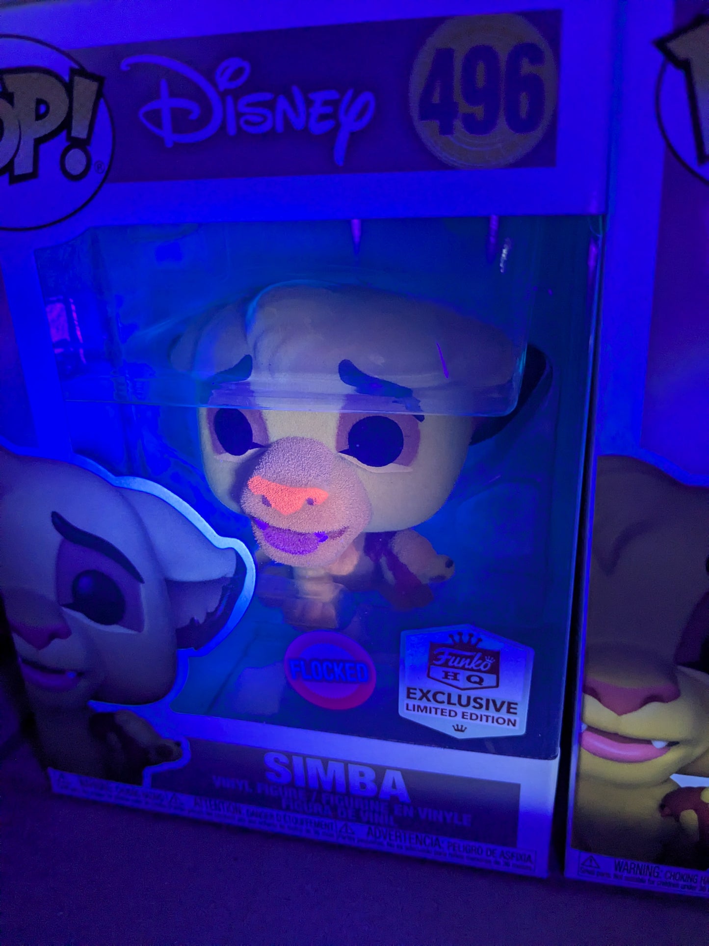Funko pop 496 : Simba (Flocked/HQE) - CapyToys