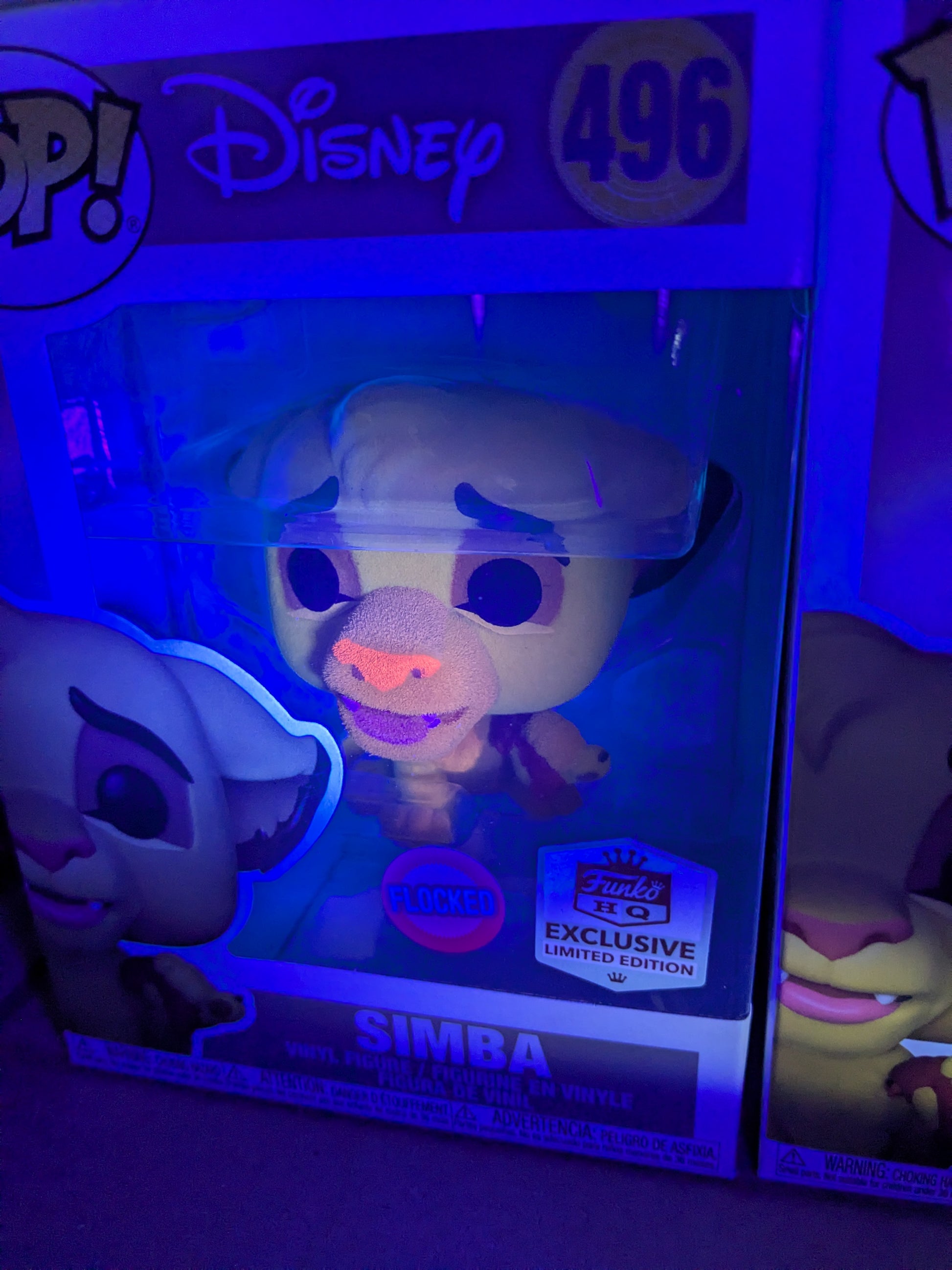 Funko pop 496 : Simba (Flocked/HQE) - CapyToys