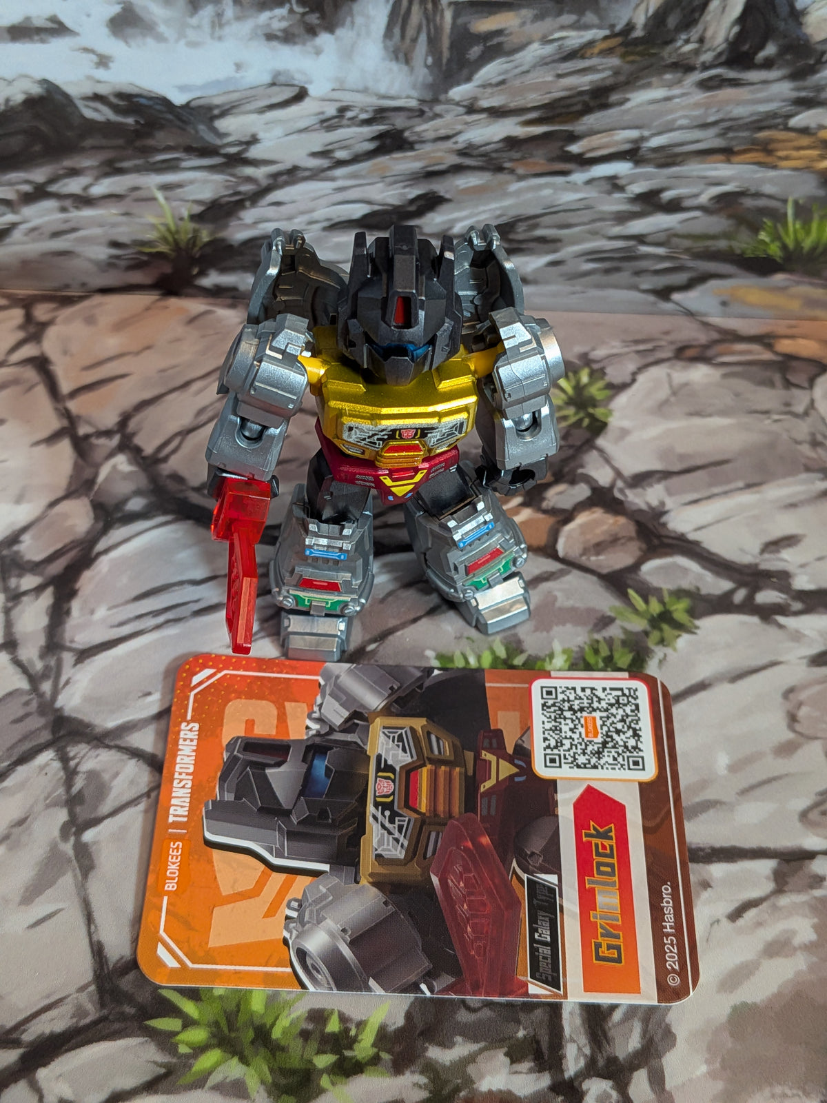 Blokees - Transformers Heavy Metal War (DV03) - Special Galaxy Type Grimlock (~4-6cm)