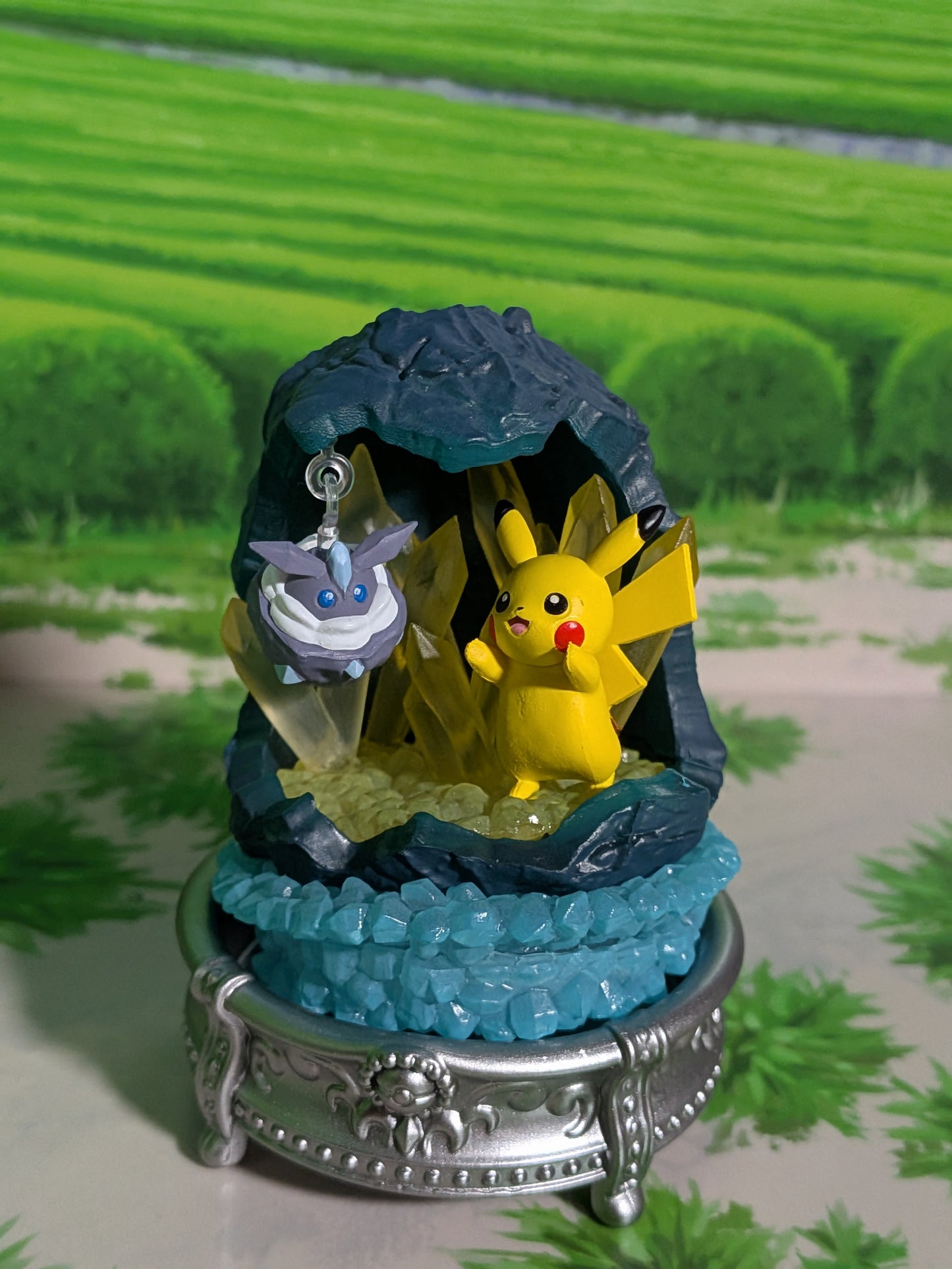 Re-Ment Pokémon - Pikachu & Strassie / Carbink - Gemstone Shining Miracle