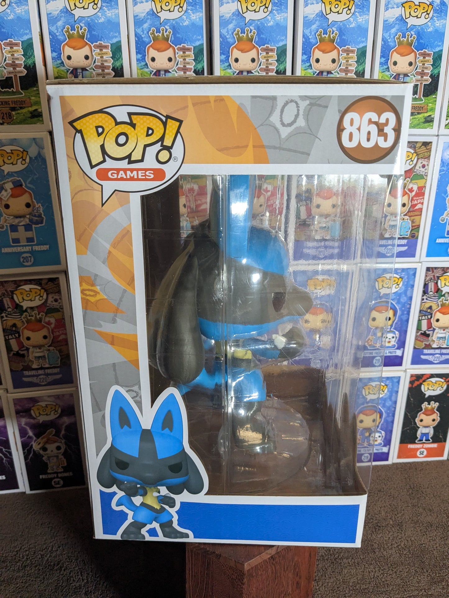 Funko pop 863 : Lucario (Opened)
