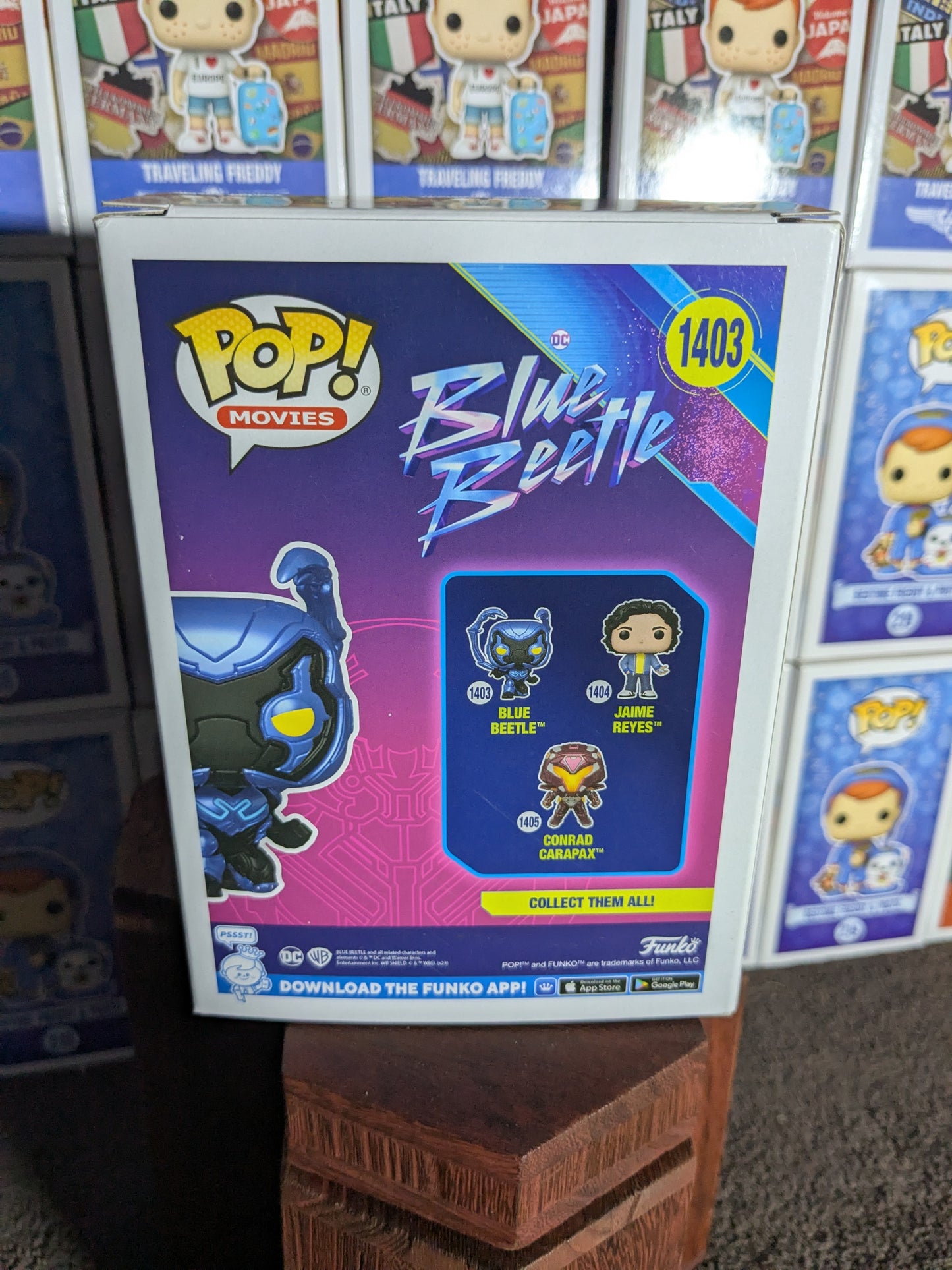 Funko pop 1403 : Blue Beetle (Chase)