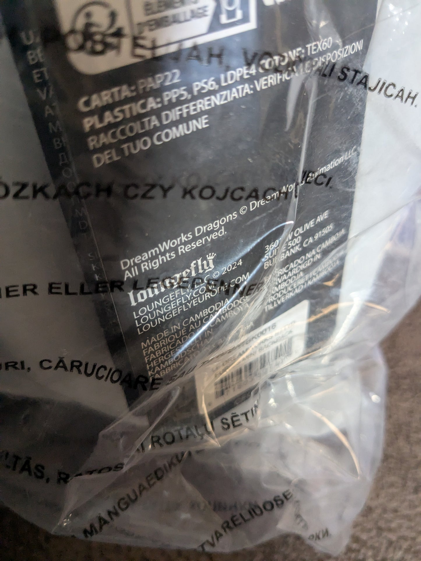 Loungefly: Mini zaino da cosplay di Dragon Trainer: Luce e Furia Buia 🌗