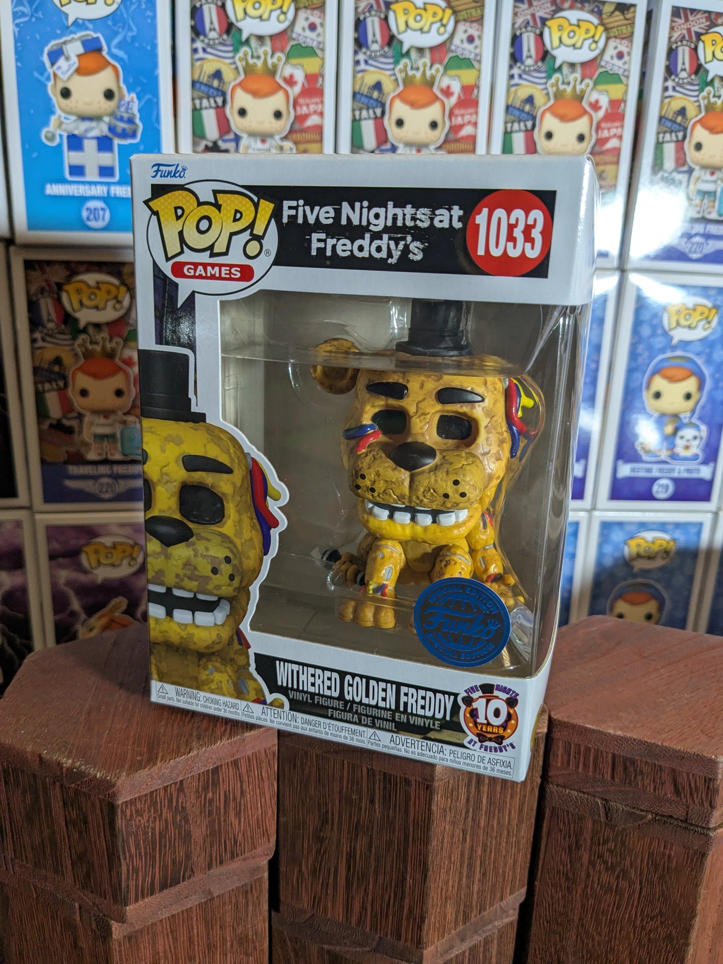 Funko pop 1033 : Withered Golden Freddy