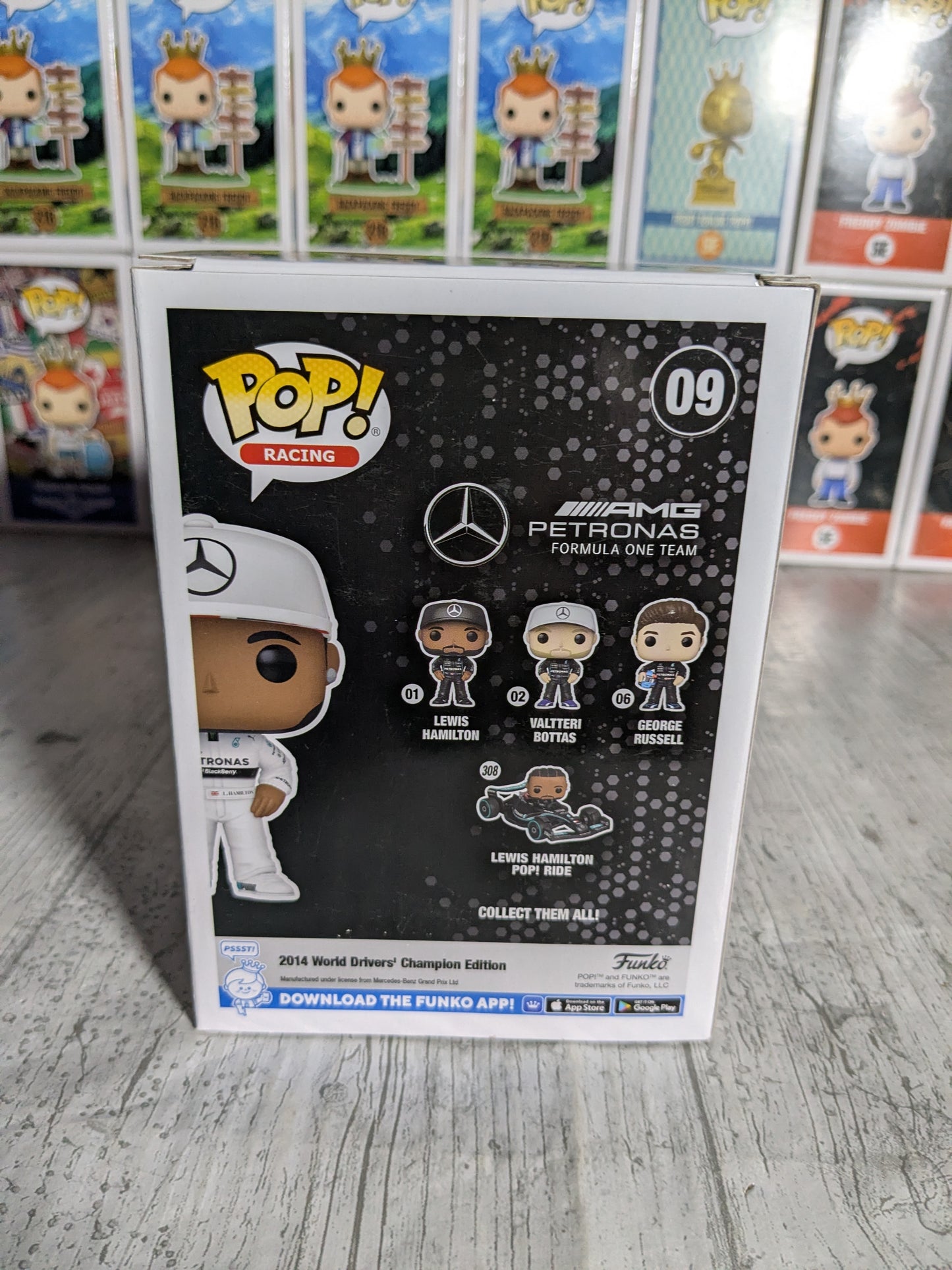 Funko pop 09 : Lewis Hamilton with Helmet