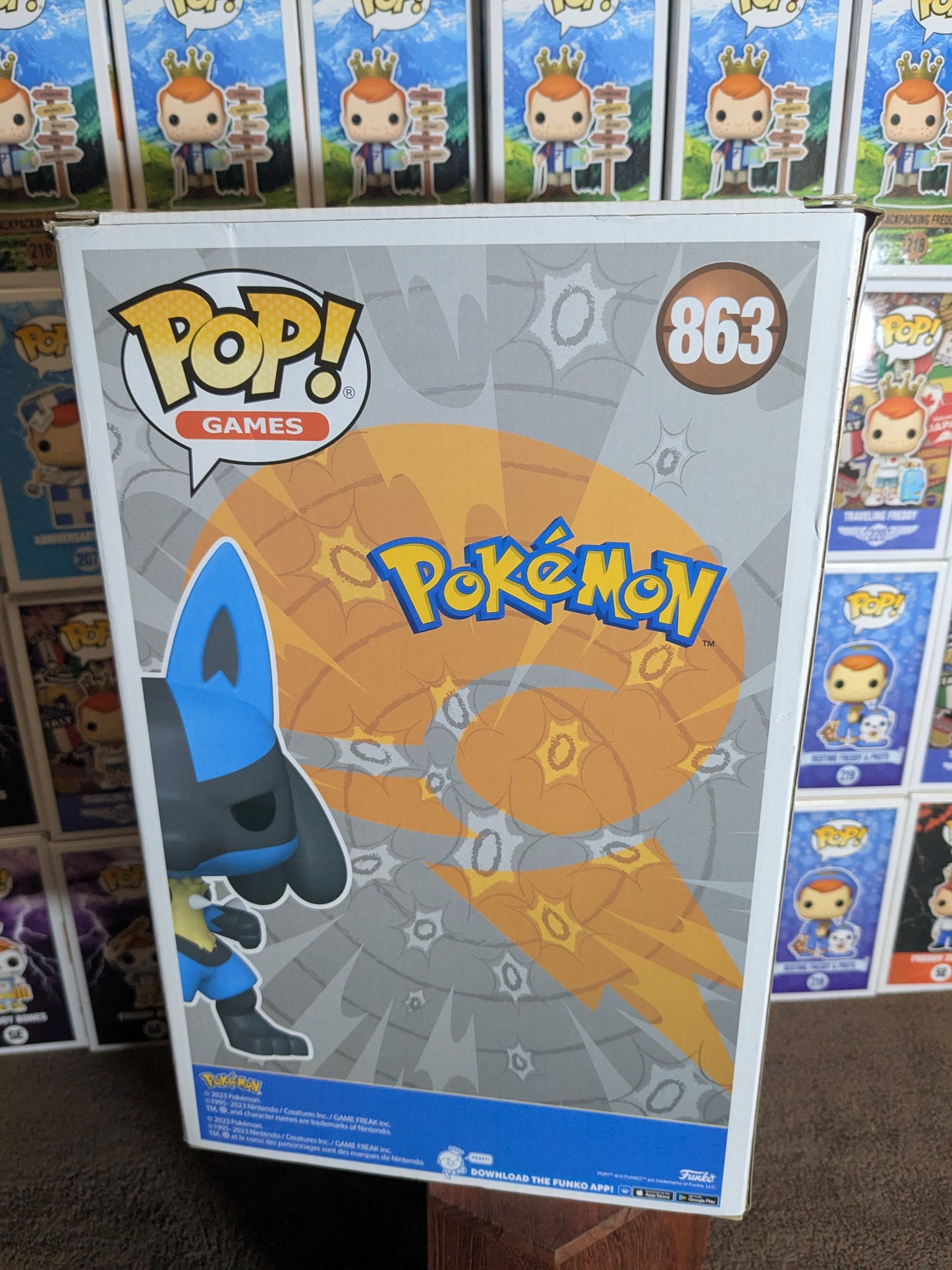 Funko pop 863 : Lucario (Opened)