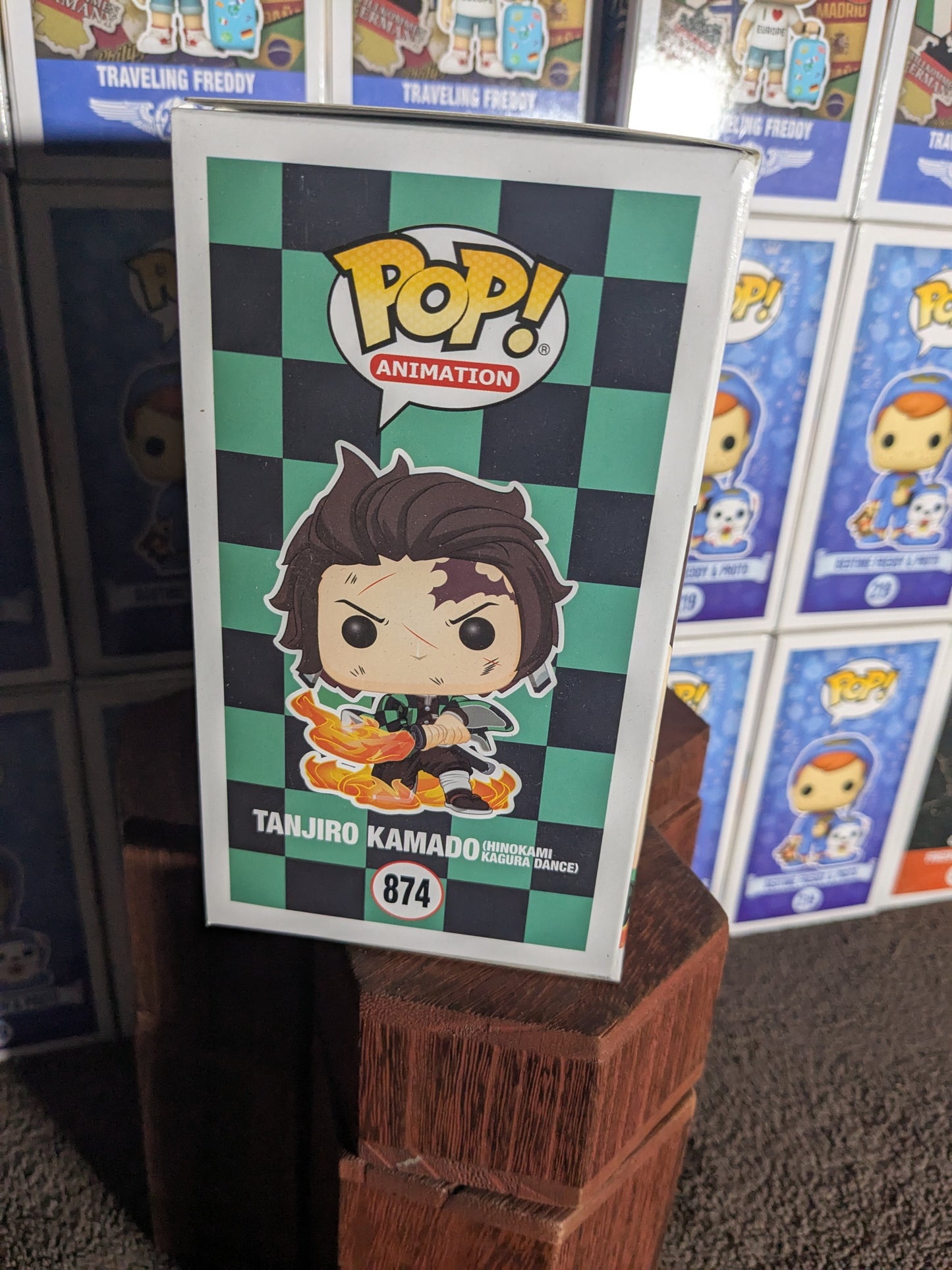 Funko pop 874: Tanjiro Kamado (Hinokami Kagura Dance)