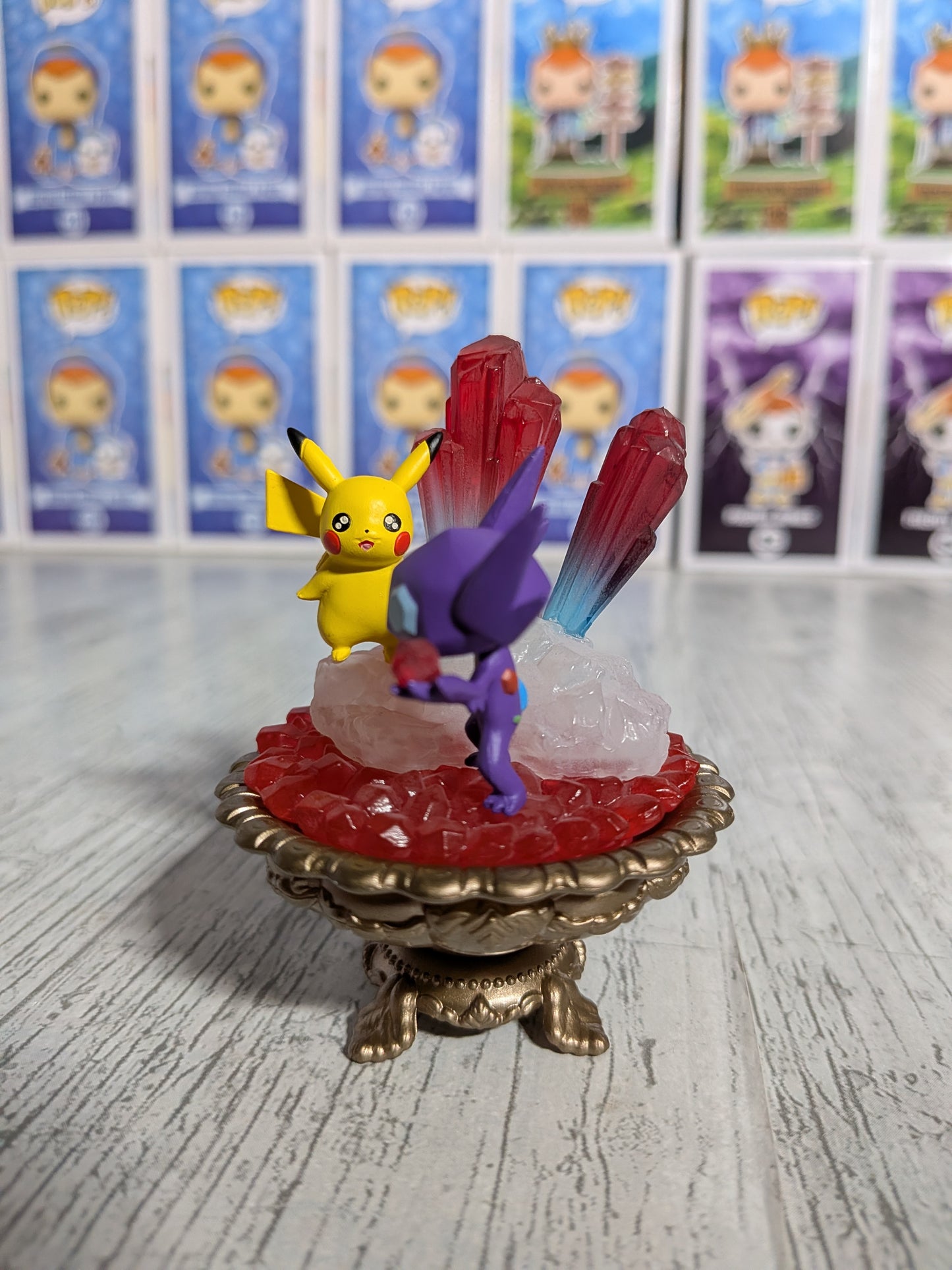 Re-Ment Pokémon Gemstone Collection 2 - Pikachu & Ténéfix | Sableye (~10cm)