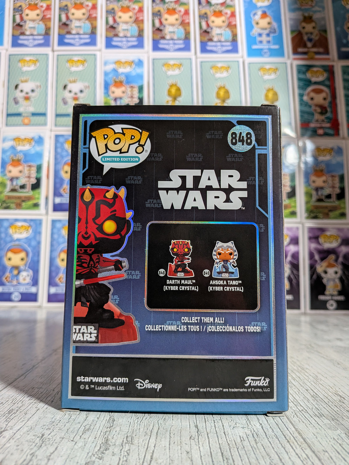 Funko Pop! Star Wars #848 - Darth Maul (Kyber Crystal) (SC2026/9500PCS)