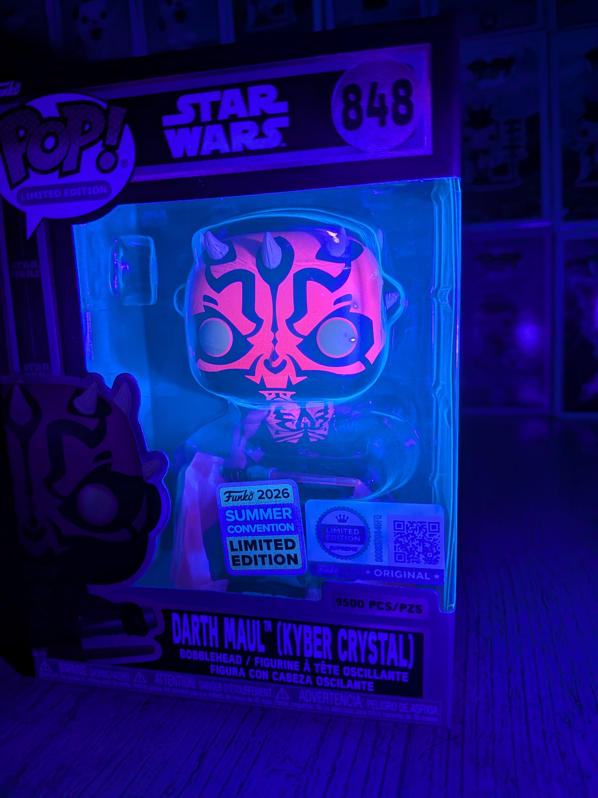Funko Pop! Star Wars #848 - Darth Maul (Kyber Crystal) (SC2026/9500PCS)