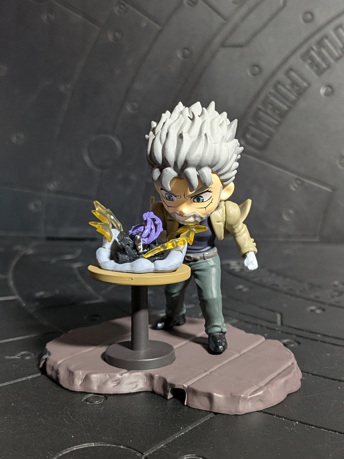 Re-Ment JoJo's Bizarre Adventure Stardust Crusaders : STAND on DESK -Fate- : Joseph Joestar