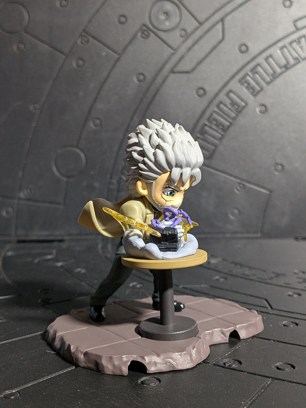 Re-Ment JoJo's Bizarre Adventure Stardust Crusaders : STAND on DESK -Fate- : Joseph Joestar