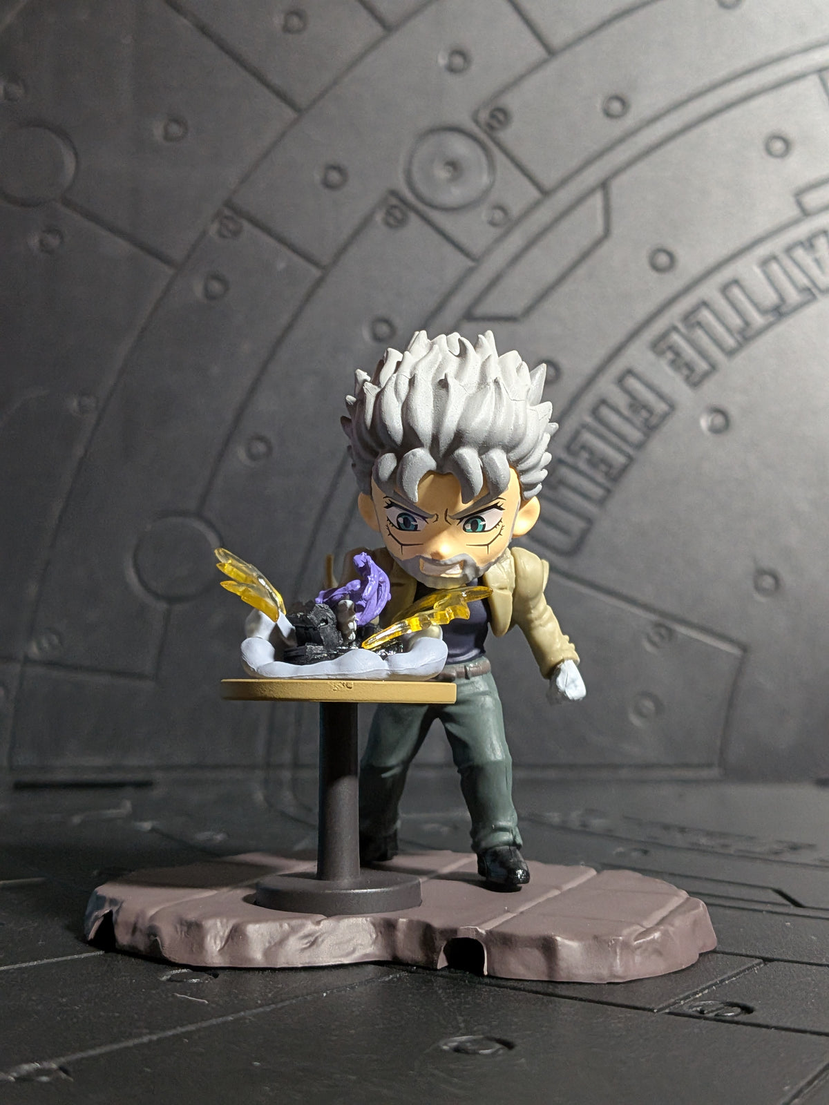 Re-Ment JoJo's Bizarre Adventure Stardust Crusaders : STAND on DESK -Fate- : Joseph Joestar
