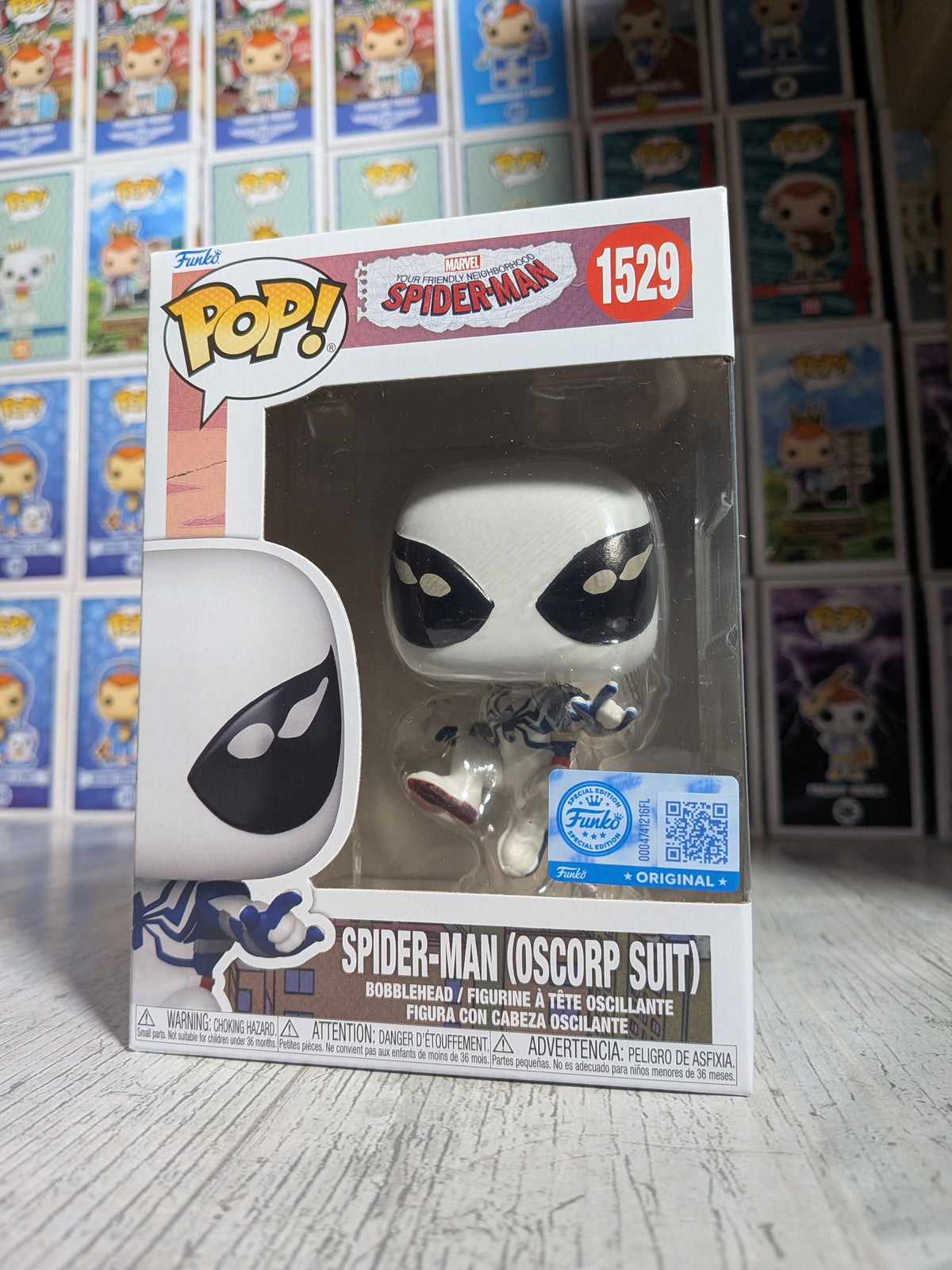 Funko Pop! Marvel - #1529 - Spider-Man (Oscorp Suit / Special Edition)