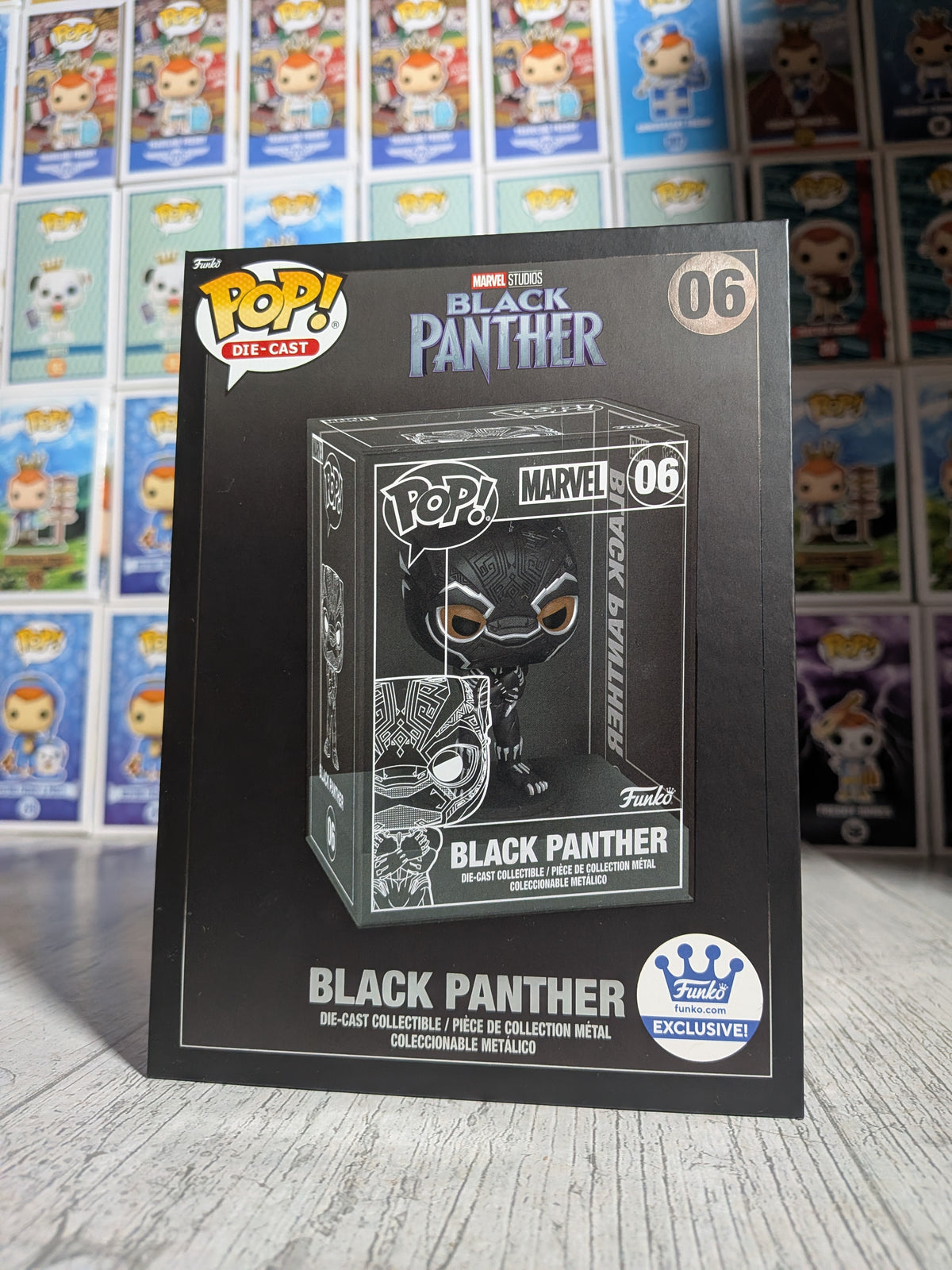 Funko Pop! Marvel - #06 - Black Panther (Die-Cast - Exclusive)