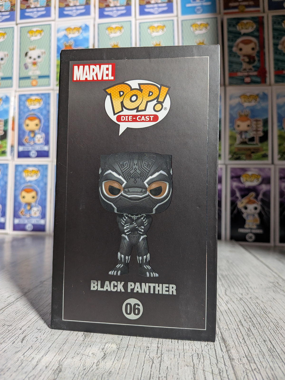 Funko Pop! Marvel - #06 - Black Panther (Die-Cast - Exclusive)