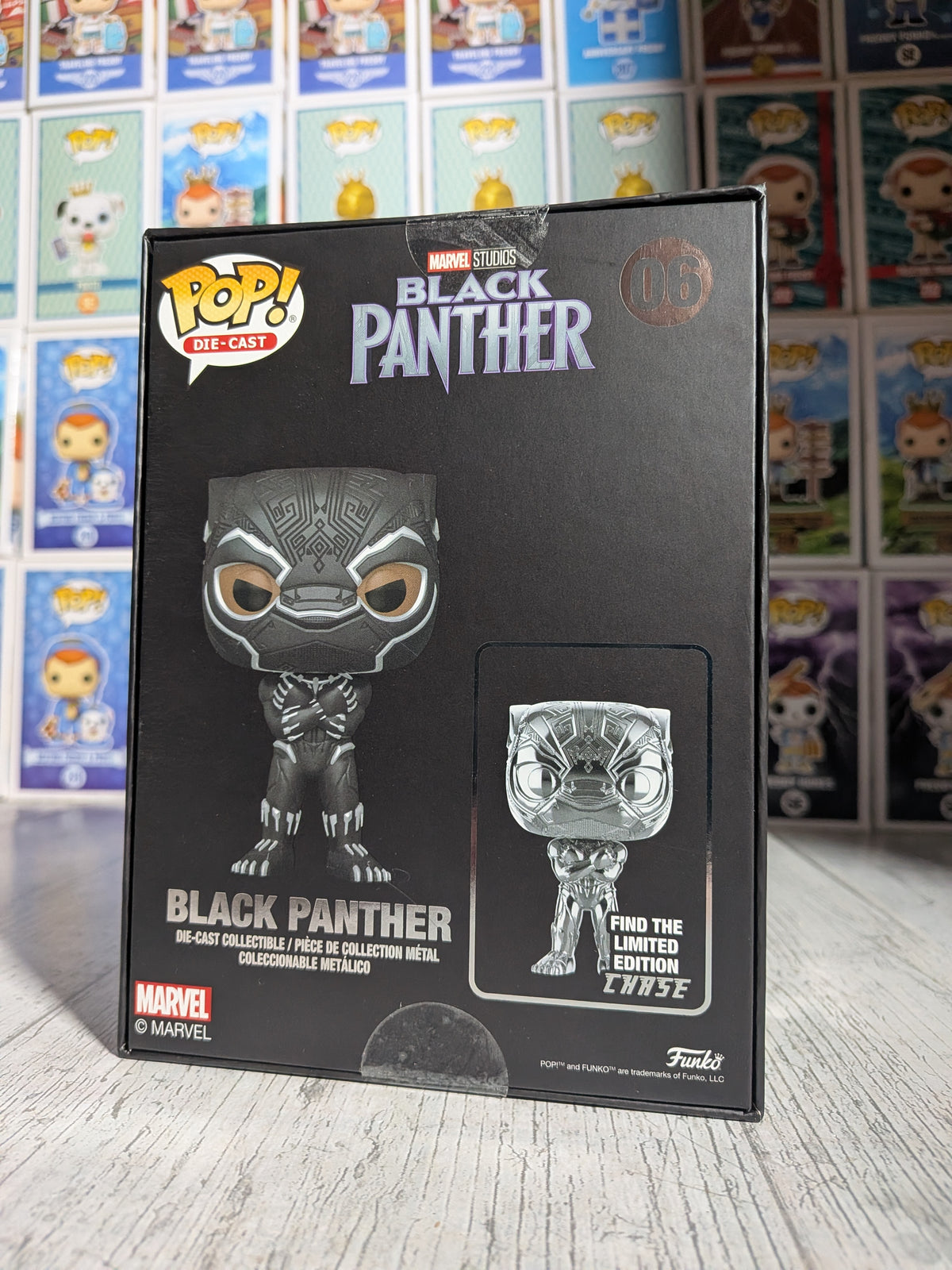 Funko Pop! Marvel - #06 - Black Panther (Die-Cast - Exclusive)