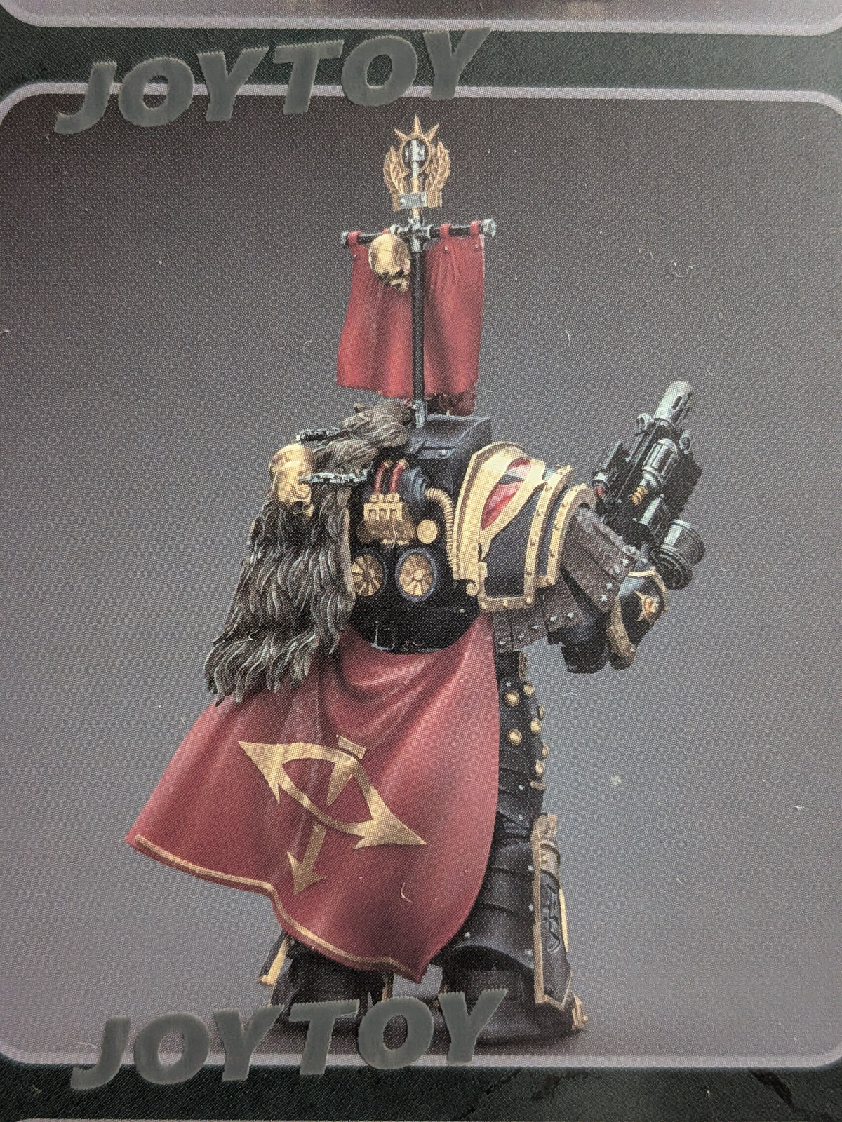 JoyToy Warhammer The Horus Heresy - Sons of Horus Legion Cataphractii Praetor with Combi-Melta and Power Maul (14.2cm)
