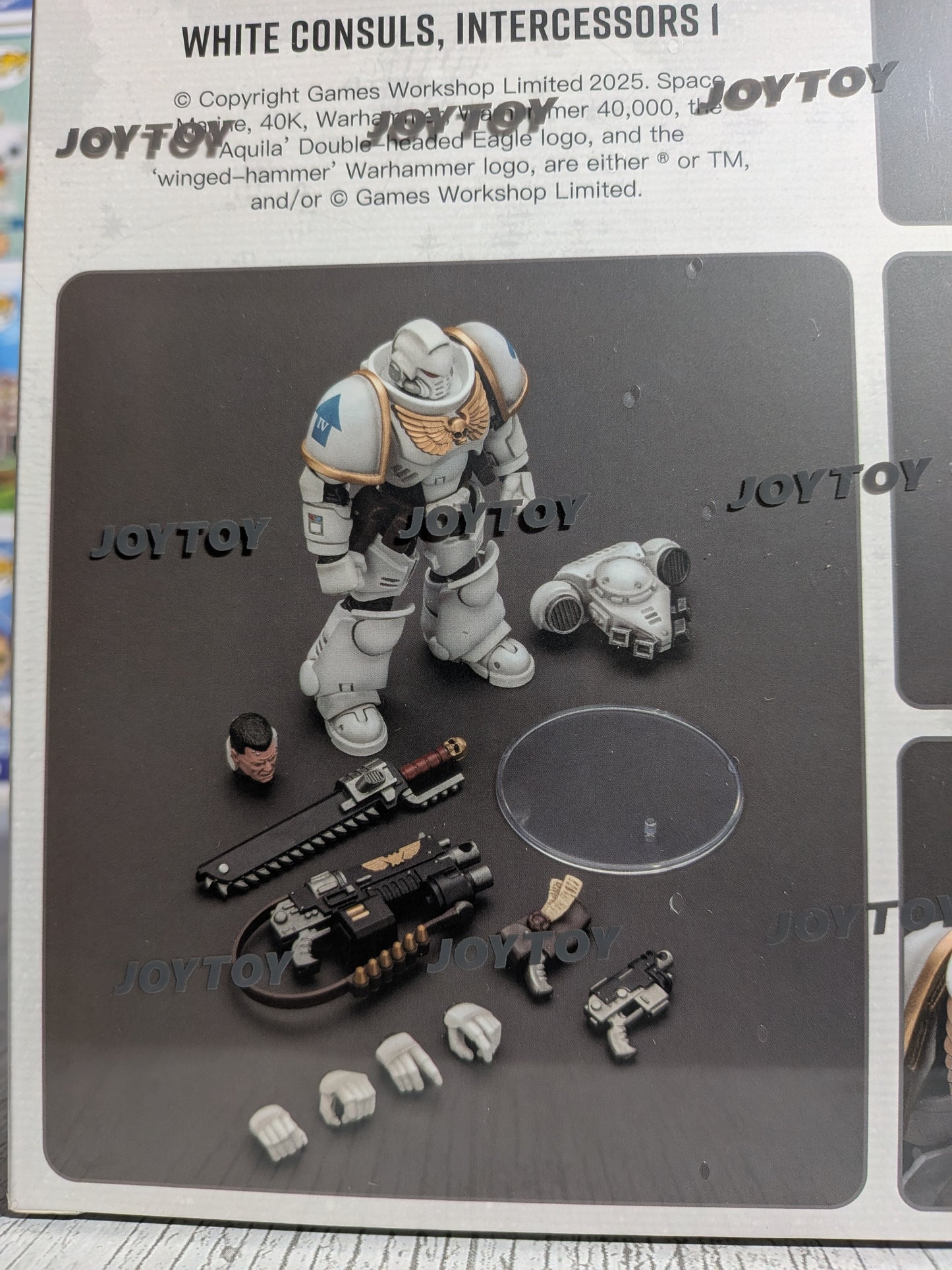 JoyToy Warhammer 40k - Space Marines White Consuls Intercessors 1 (12 cm)
