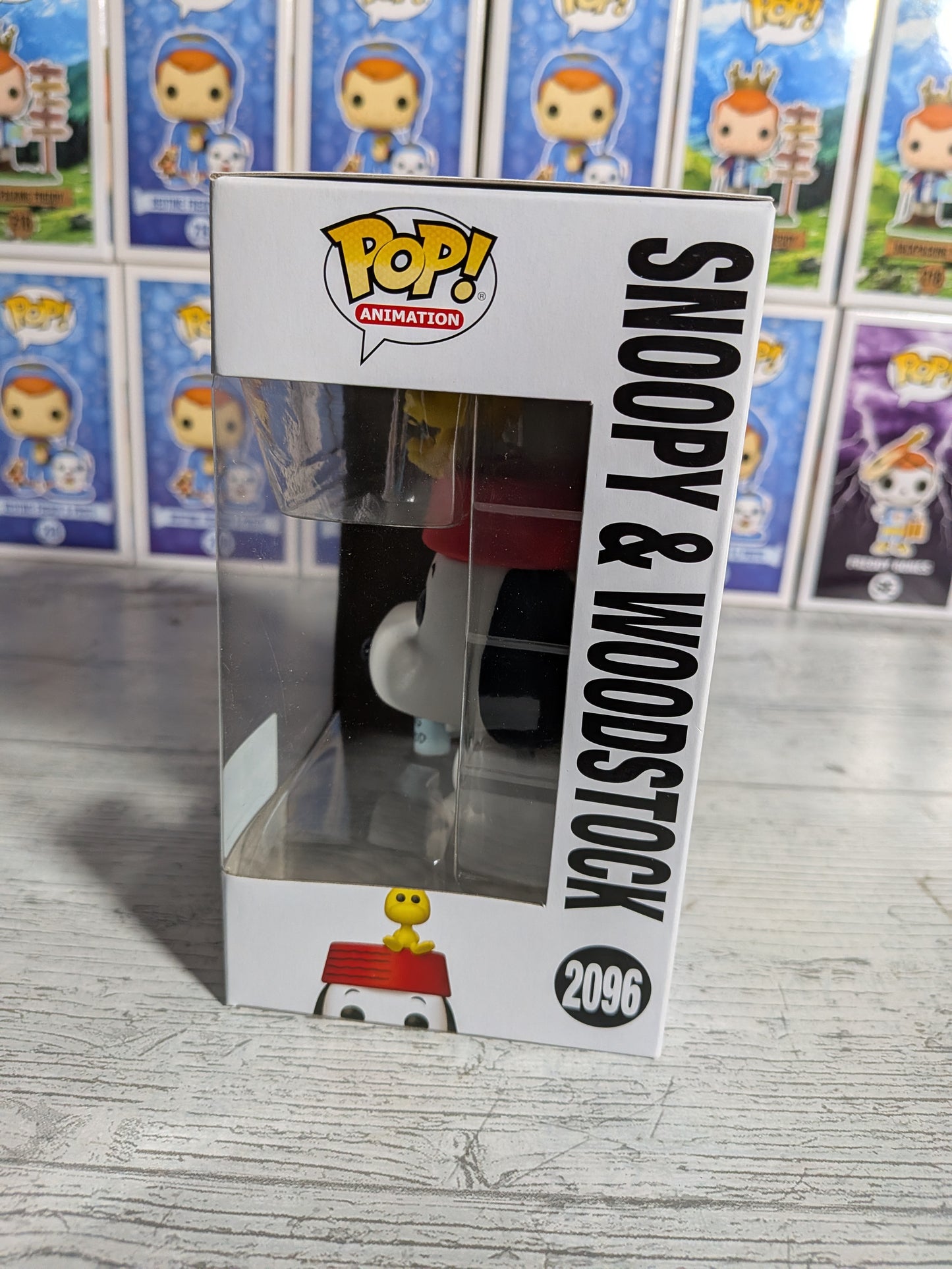 Funko Pop Peanuts #2096 – Snoopy & Woodstock (beflockt)