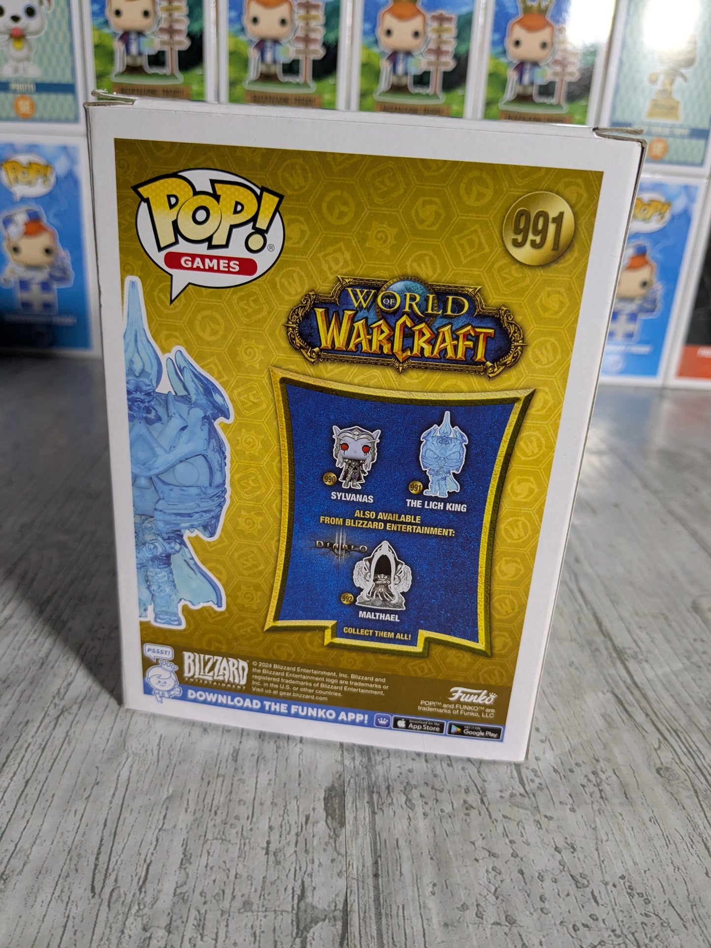 Funko pop Games World of Warcraft #991 : The Lich King (Opened/Damaged Box)
