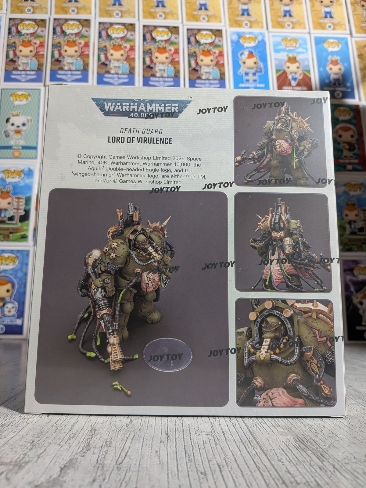JoyToy Warhammer 40k - Death Guard Lord of Virulence (14.2cm)