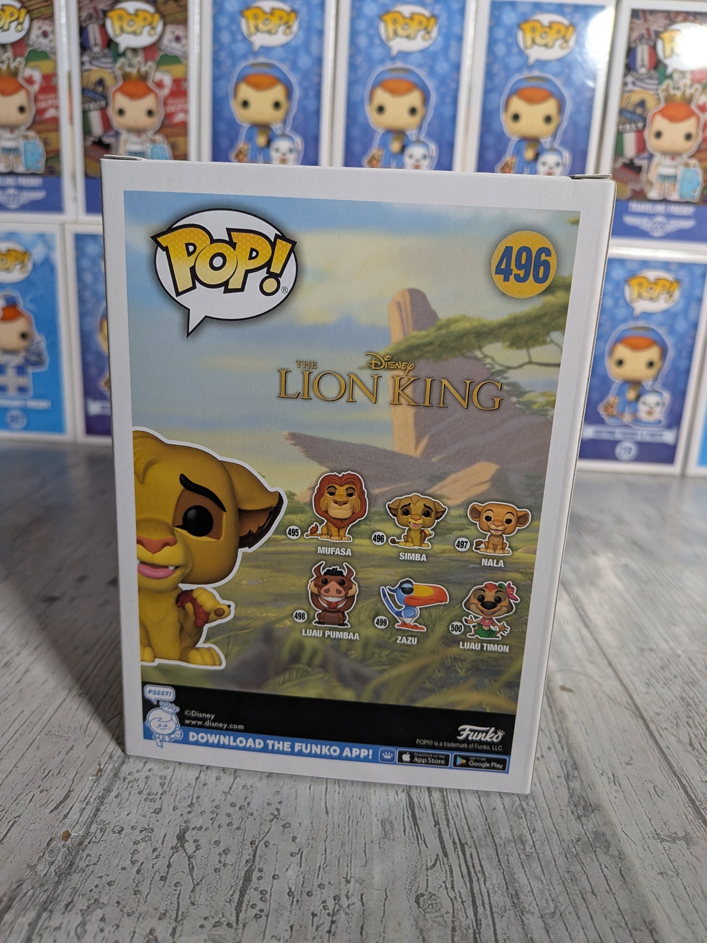 Funko pop Disney The Lion King #496 - Simba (Flocked/HQE)