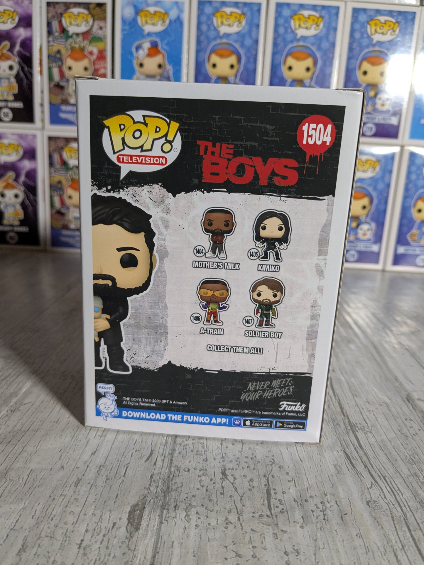 Funko pop The Boys #1504 - Billy Butcher with Laser Baby (NMG)