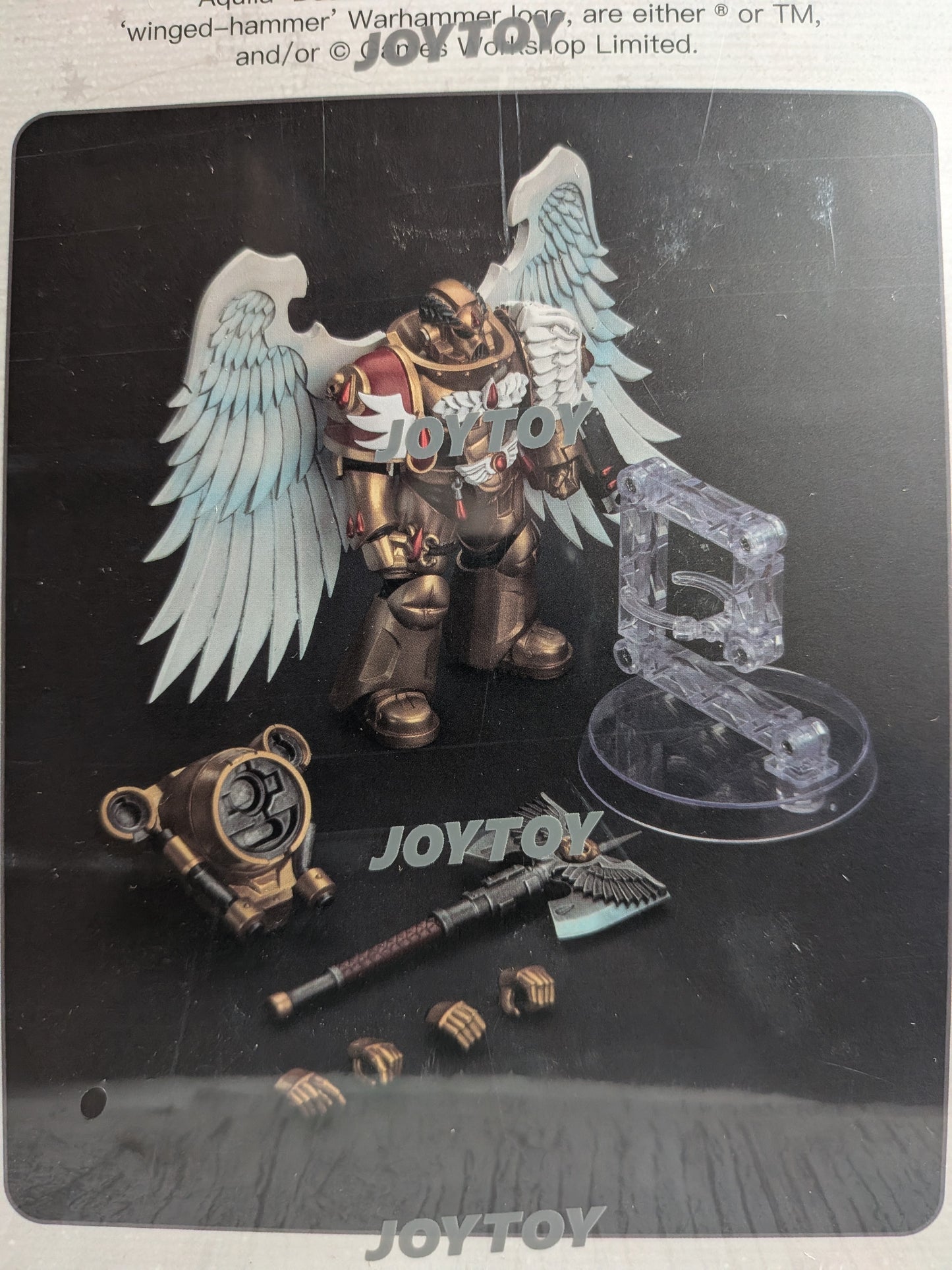 JoyToy Warhammer 40k – Blood Angels Sanguinische Garde mit Encarmine Axt (12,2cm)