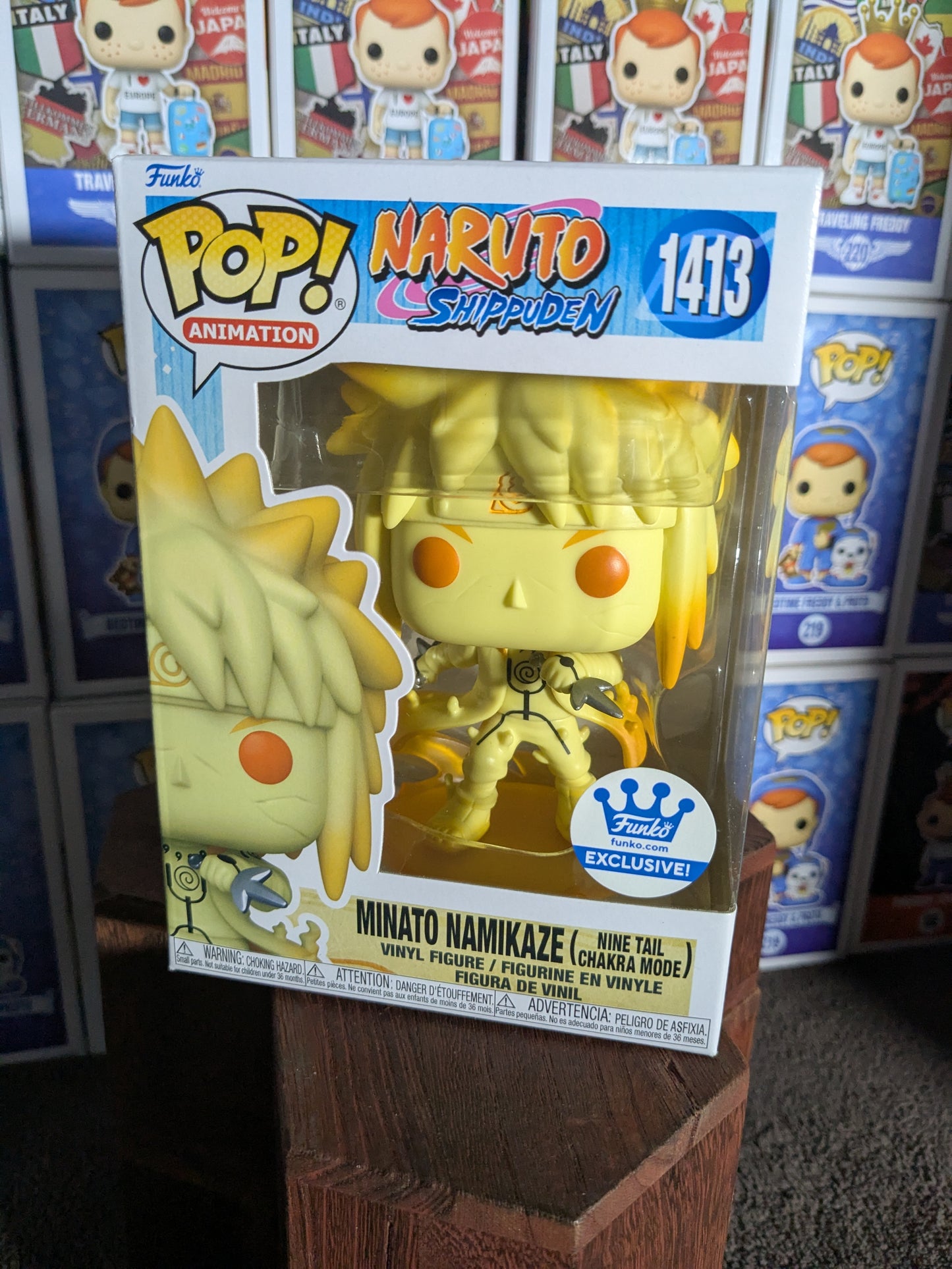 Funko Pop 1413: Minato Namikaze Neunschwänziges Chakra Fashion