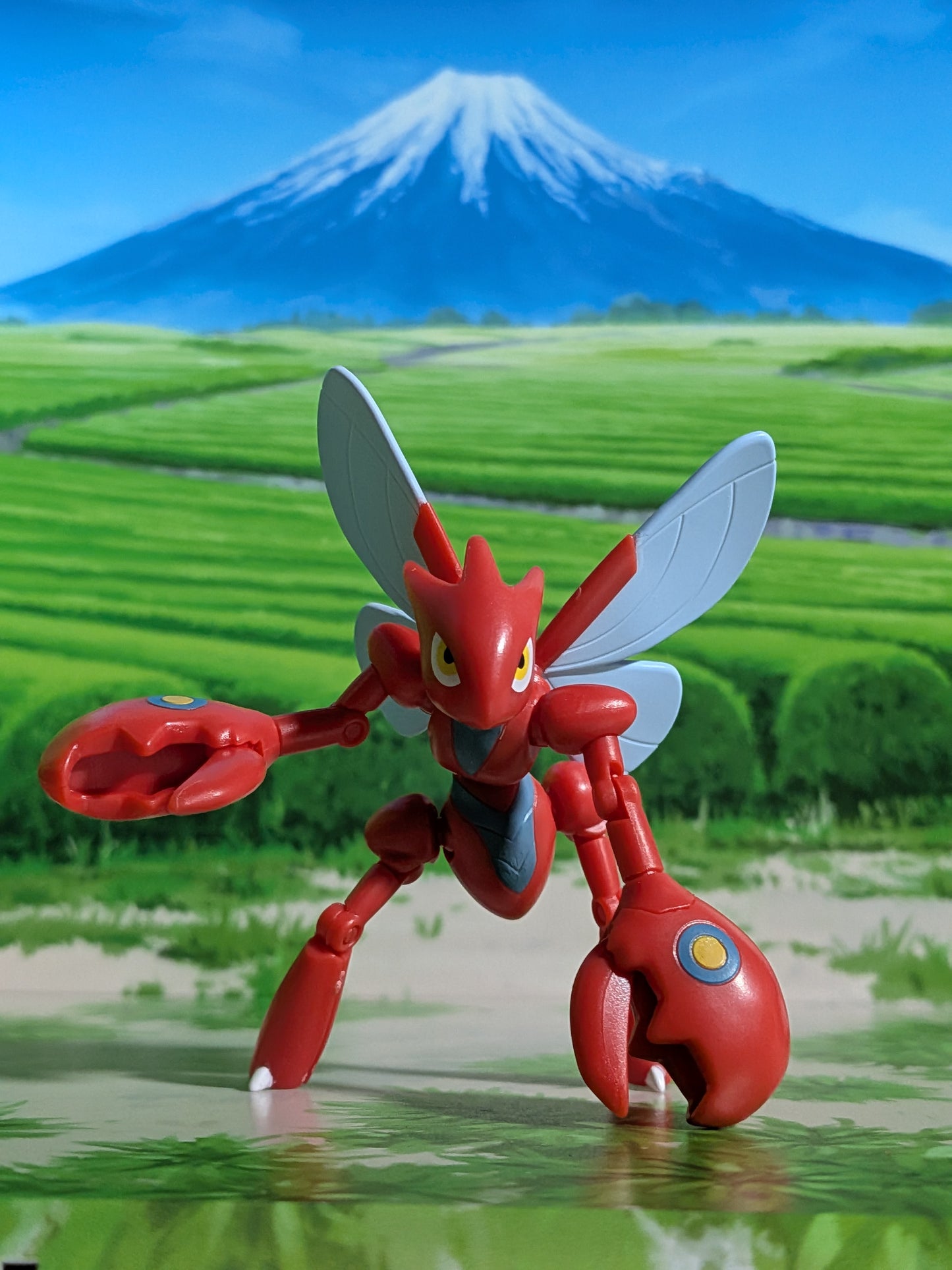 SHODO Pokémon 2 - Cizayox | Scizor (Figurine + Accessoire)