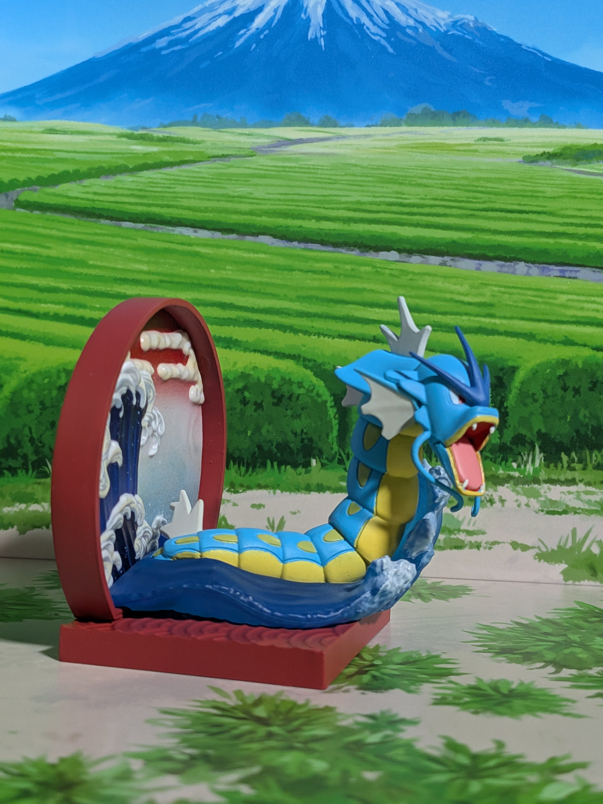 Re-Ment Pokémon - Léviator / Gyarados - Japanese Style Window