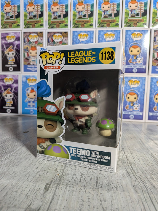 Funko pop League of Legends #1138 - Teemo with Mushroom
