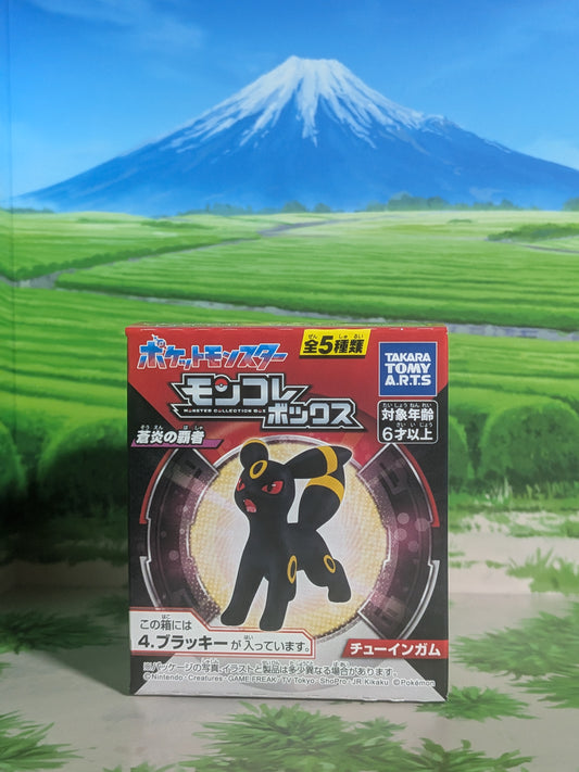 Takara Tomy Arts Moncolle Box - Campione Fiamma Blu - Noctali | Umbreon | Blacky (~3-4cm)