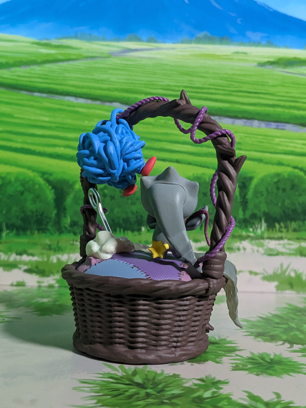 Re-Ment Pokémon Sweet Crafts Collection - Saquedeneu & Branette / Tangela & Banette (~10 cm)