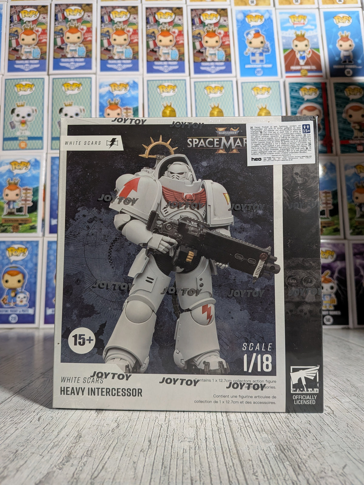 JoyToy Warhammer 40k: Space Marine 2 - White Scars Heavy Intercessor (12.7cm)