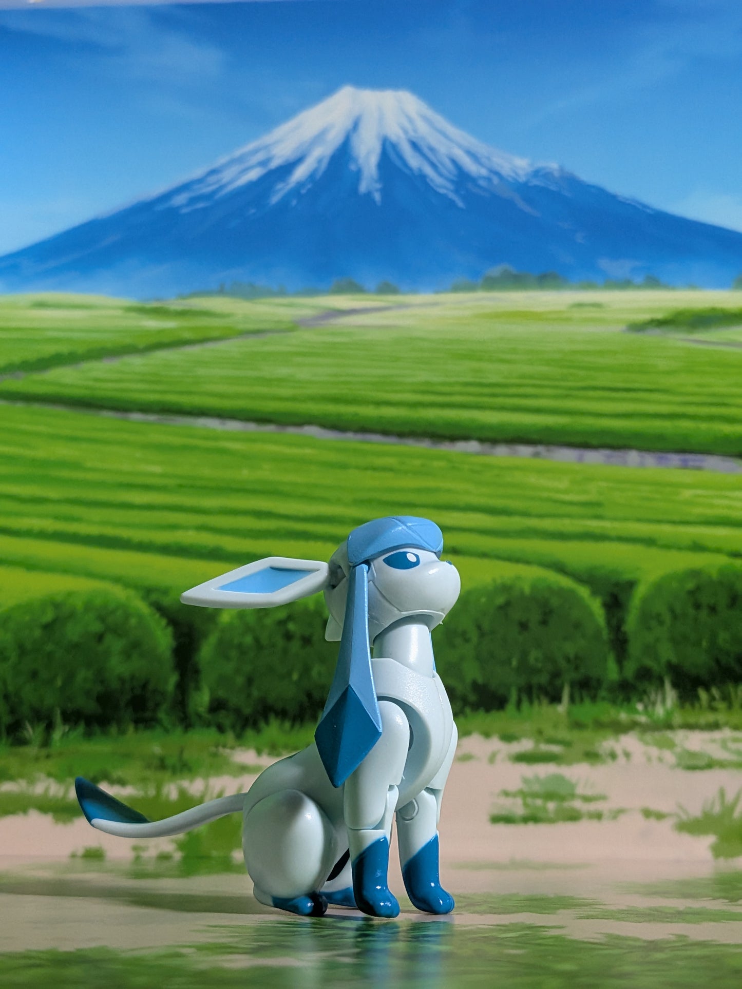 SHODO Pokémon 7 - Givrali | Glaceon (Figurine articulée + Accessoires)