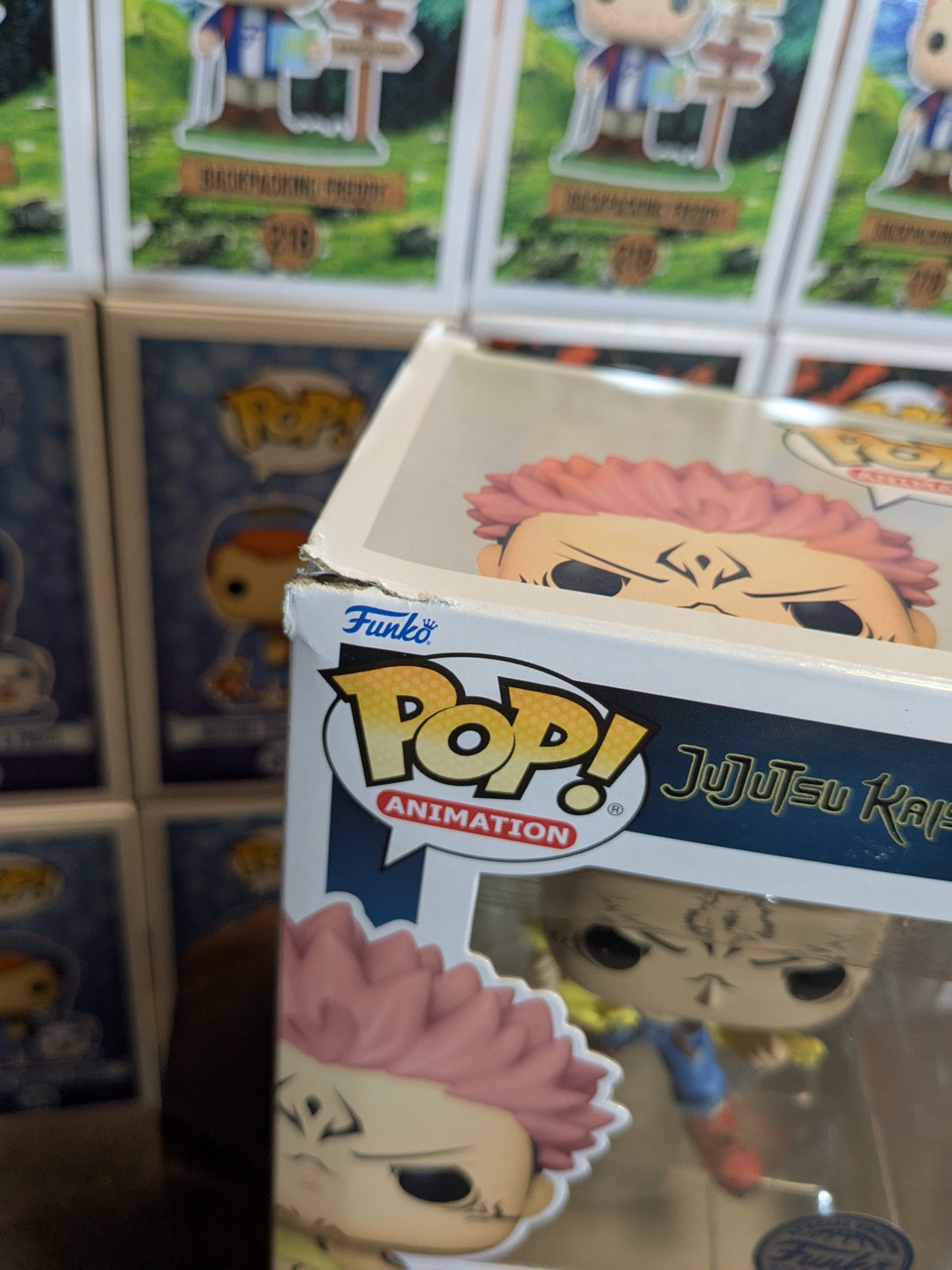 Funko pop 1483 : Ryomen Sukuna Tearing Shirt (Destroyed Box/Opened)