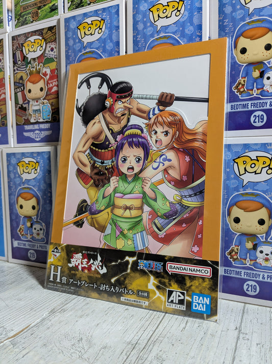 Bandai Spirits - Ichiban Kuji - Treasure Cruise 2 - Lot H - Art Plate (Nami, Usopp & Tama)