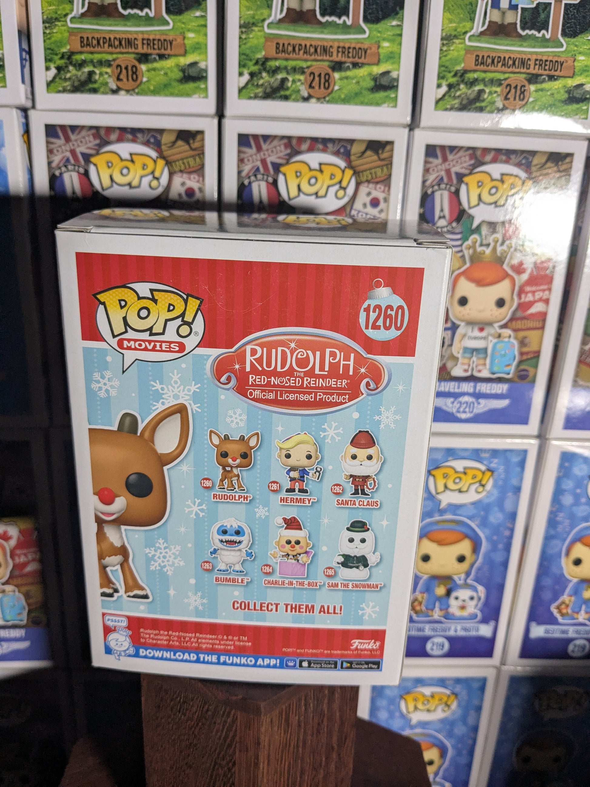 Funko pop 1260 : Rudolph (AE/Flocked) - CapyToys
