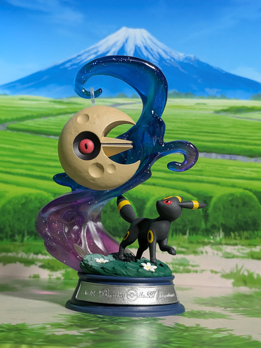 Re-Ment Pokémon Swing Vignette Collection Vol.4 - Noctali & Séléroc | Umbreon & Lunatone (~10cm)