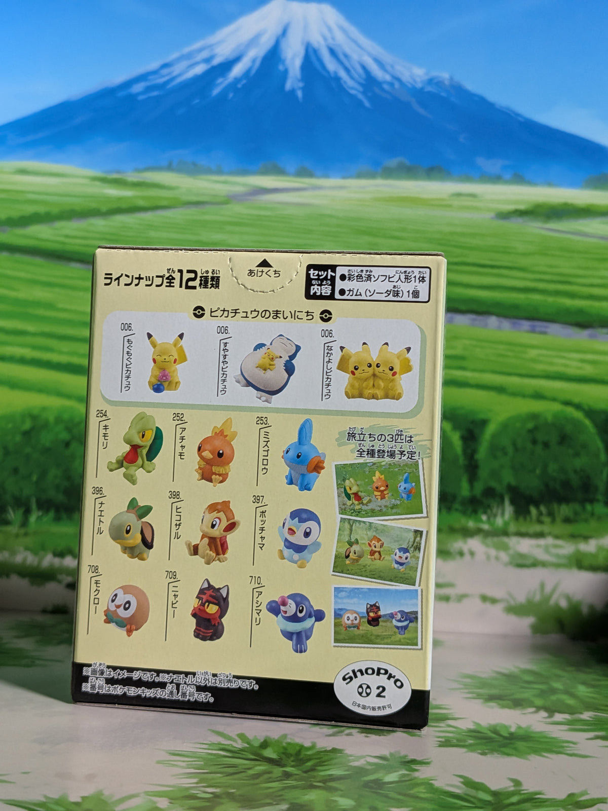 Shokugan: Pokémon Kids Mini Figure & Gum - 30th Anniversary Special Vol.3 - Tortipouss (N°396)