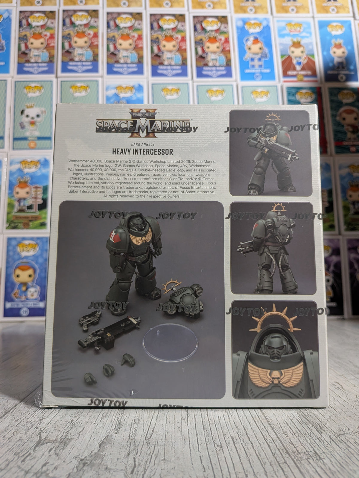 JoyToy Warhammer 40k: Space Marine 2 - Dark Angels Heavy Intercessor (12.7cm)