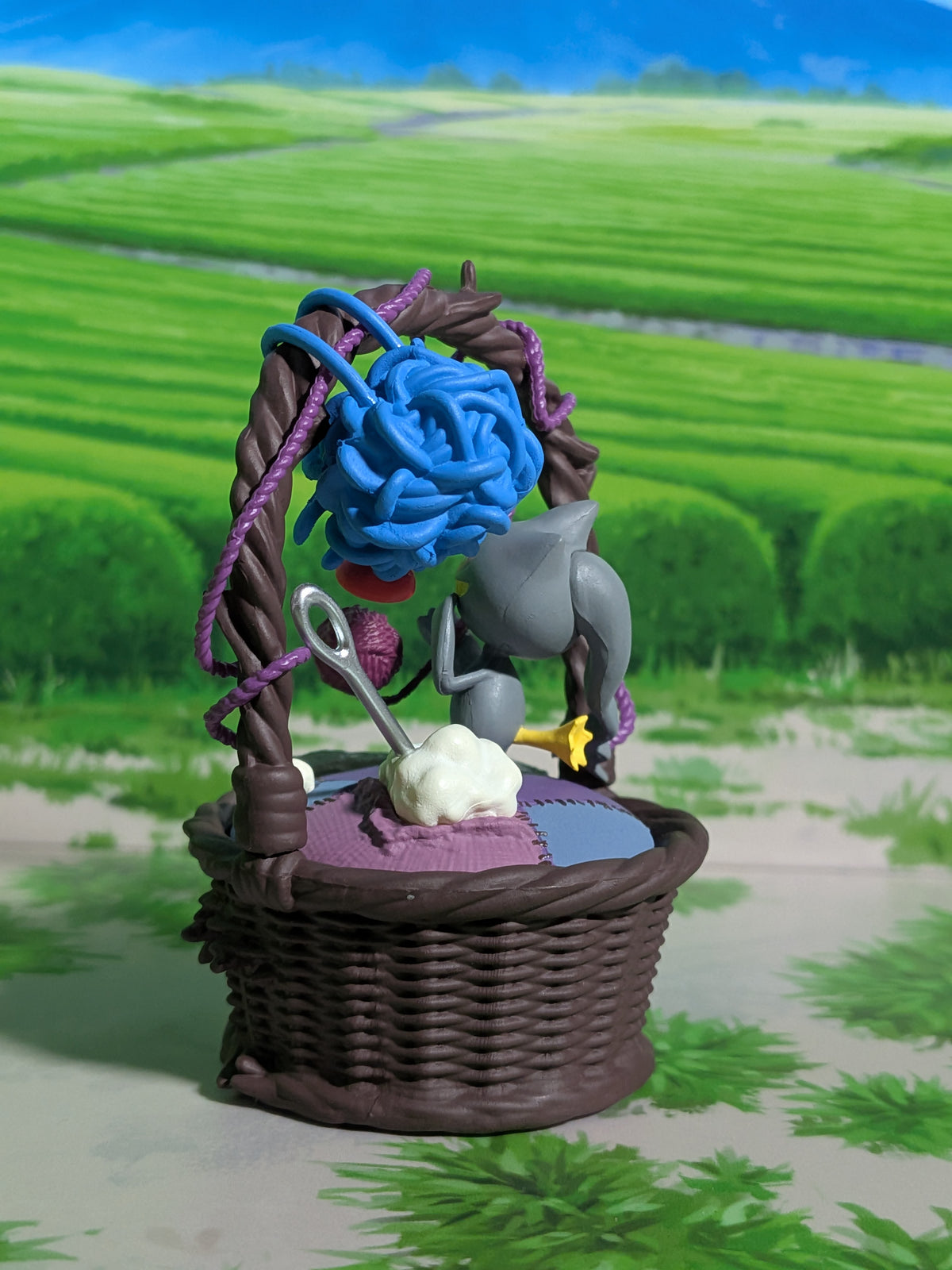 Re-Ment Pokémon Sweet Crafts Collection - Saquedeneu & Branette / Tangela & Banette (~10 cm)