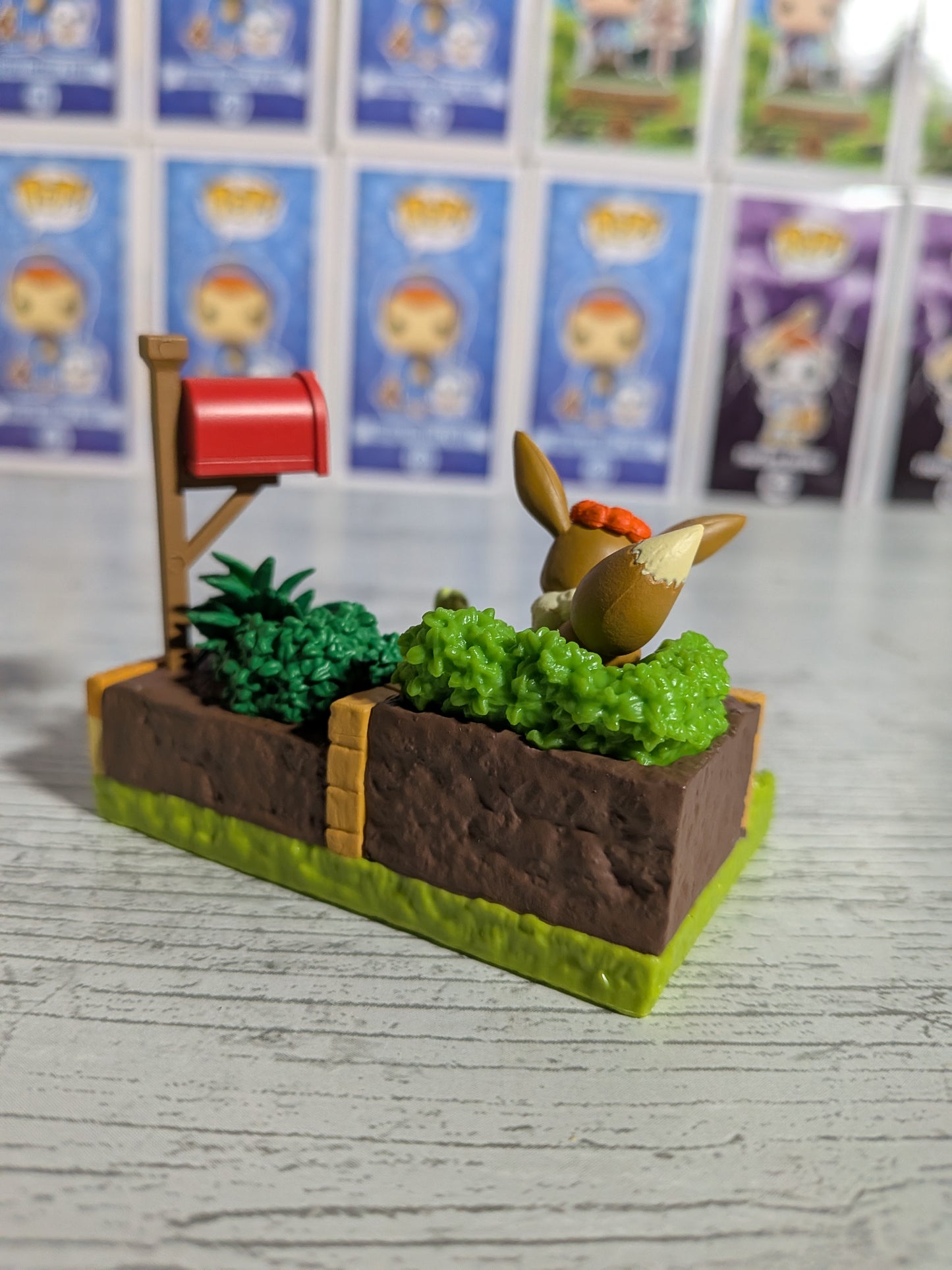 Re-Ment Pokémon - Évoli / Eevee & Rozbouton / Budew - Pokémon Garden