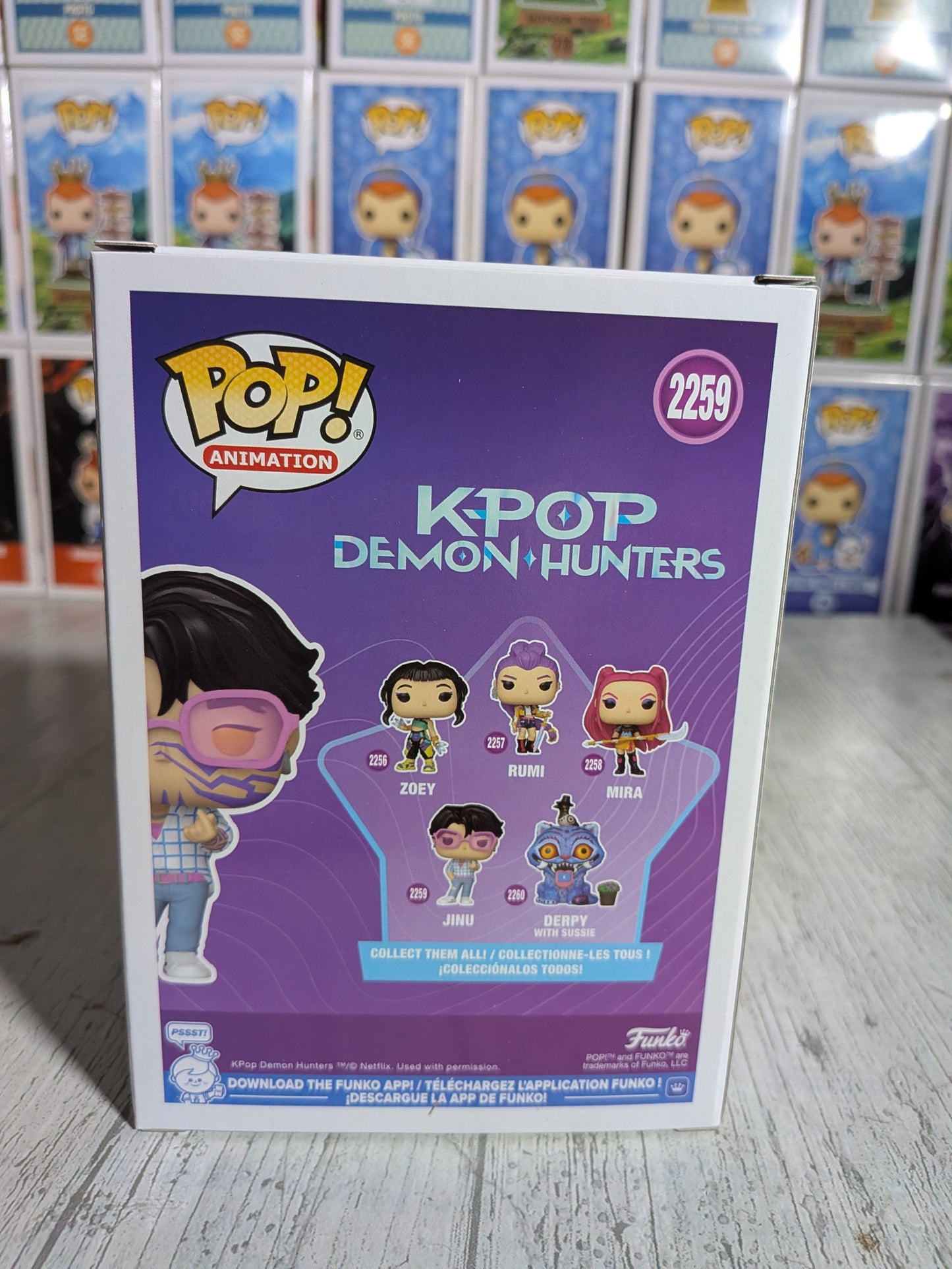 Funko Pop K-Pop Demon Hunters #2259 - Jinu mit Mustern (Chase)