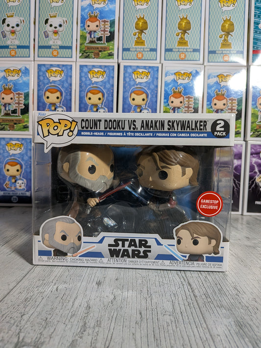 Funko pop Star Wars - Count Dooku vs Anakin Skywalker (GE)