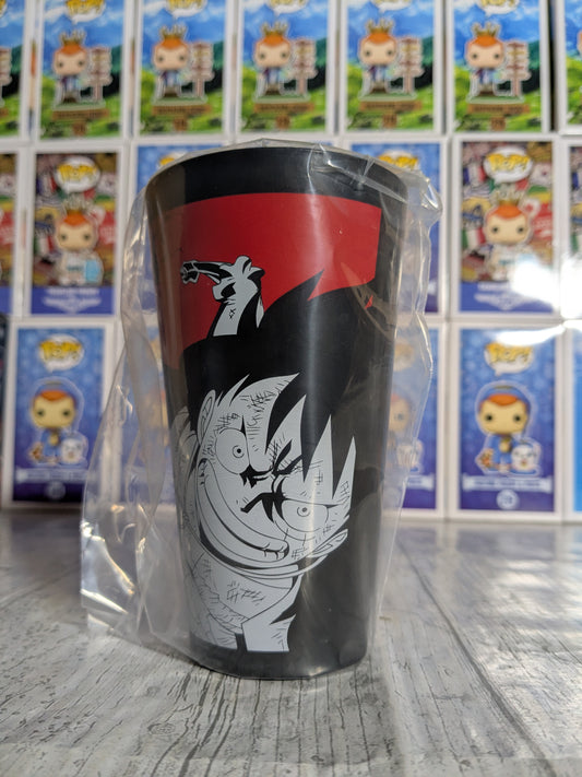 Bandai Spirits - Ichiban Kuji - Treasure Cruise 2 - Lot F - Black Tumbler / Gobelet (Luffy) - env. 12cm